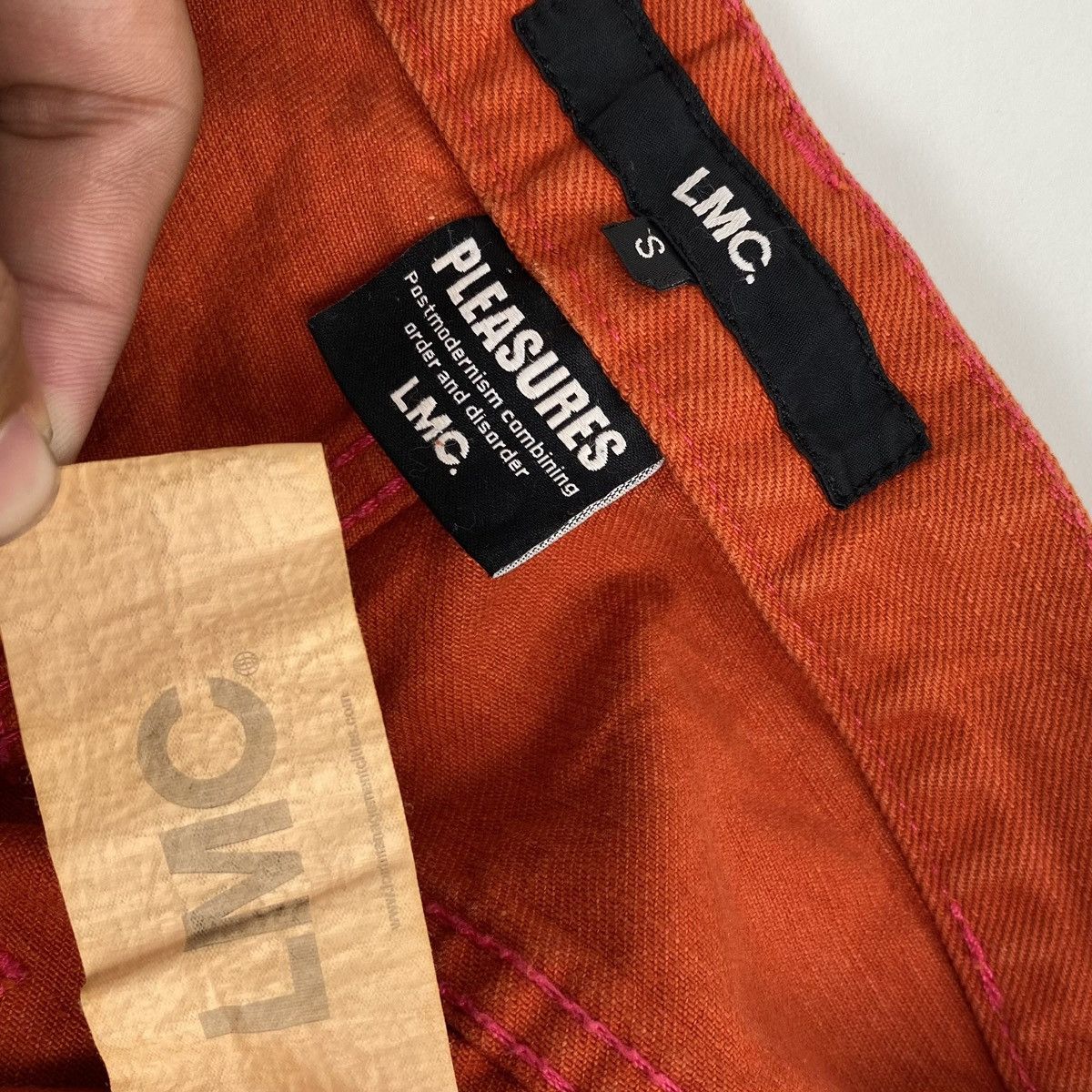 Pleasures pleasure x lmc double knee carpenter pants Size US 31 - 8 Thumbnail