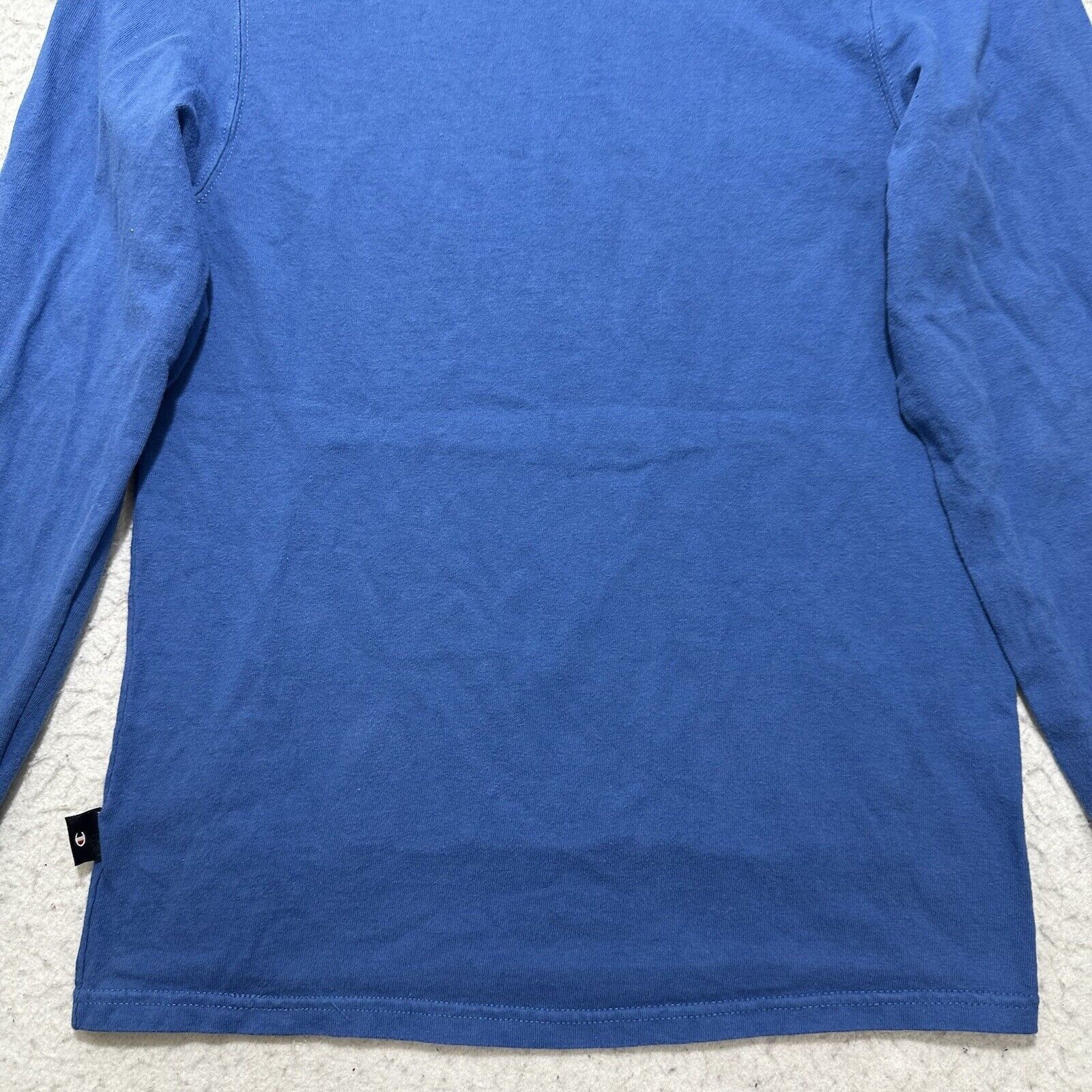 Champion Champion Small Hoodie Blue Drawstring Sweatshirt White Logo Size S / US 4 / IT 40 - 12 Thumbnail