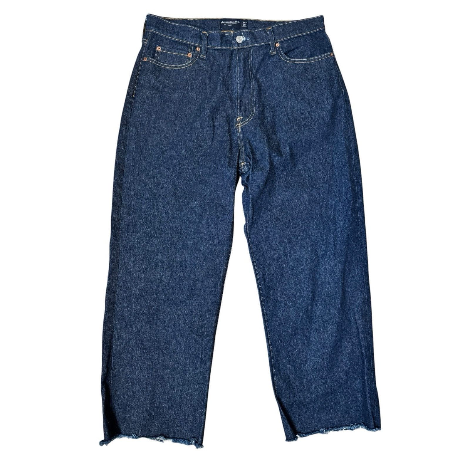 Abercrombie & Fitch ABERCROMBIE AND FITCH Vintage Stretch Baggy Jeans Size US 26 / EU 42 - 1 Thumbnail