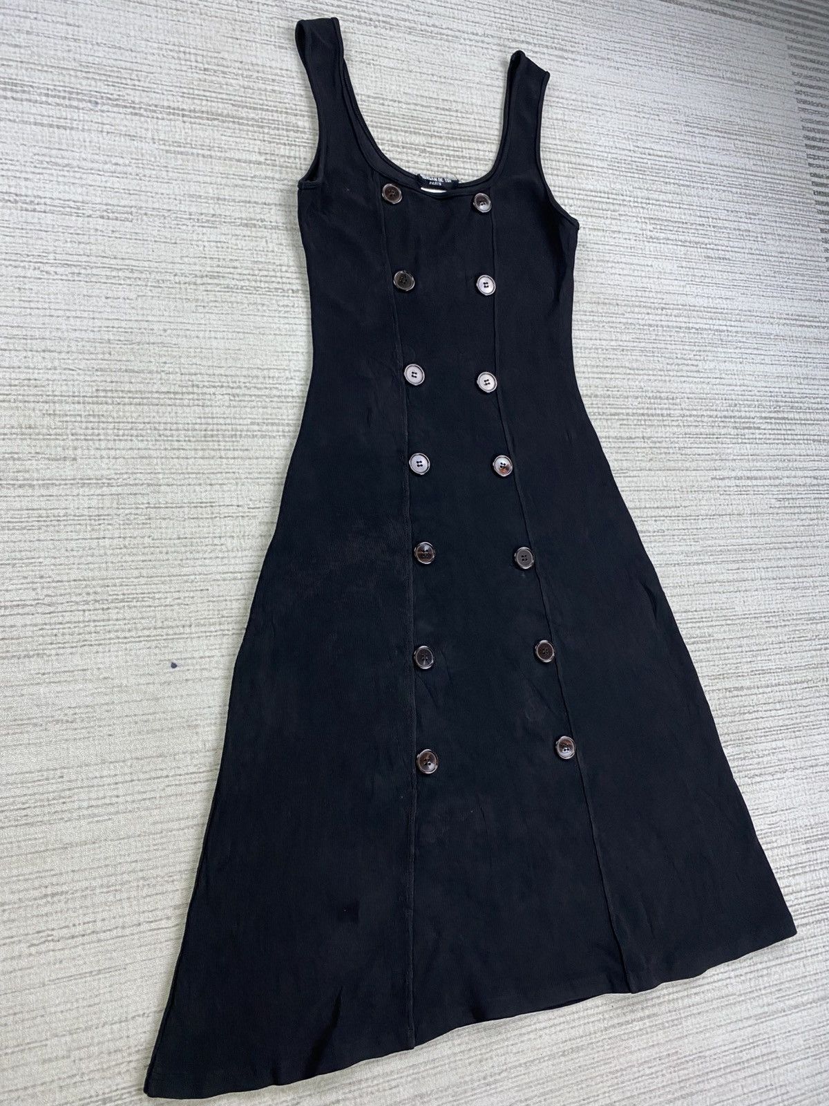 Beauty Beast × Morgan De Toi × Vintage Vintage Morgan De Toi Button Mini Dress Size XS / US 0-2 / IT 36-38 - 3 Thumbnail