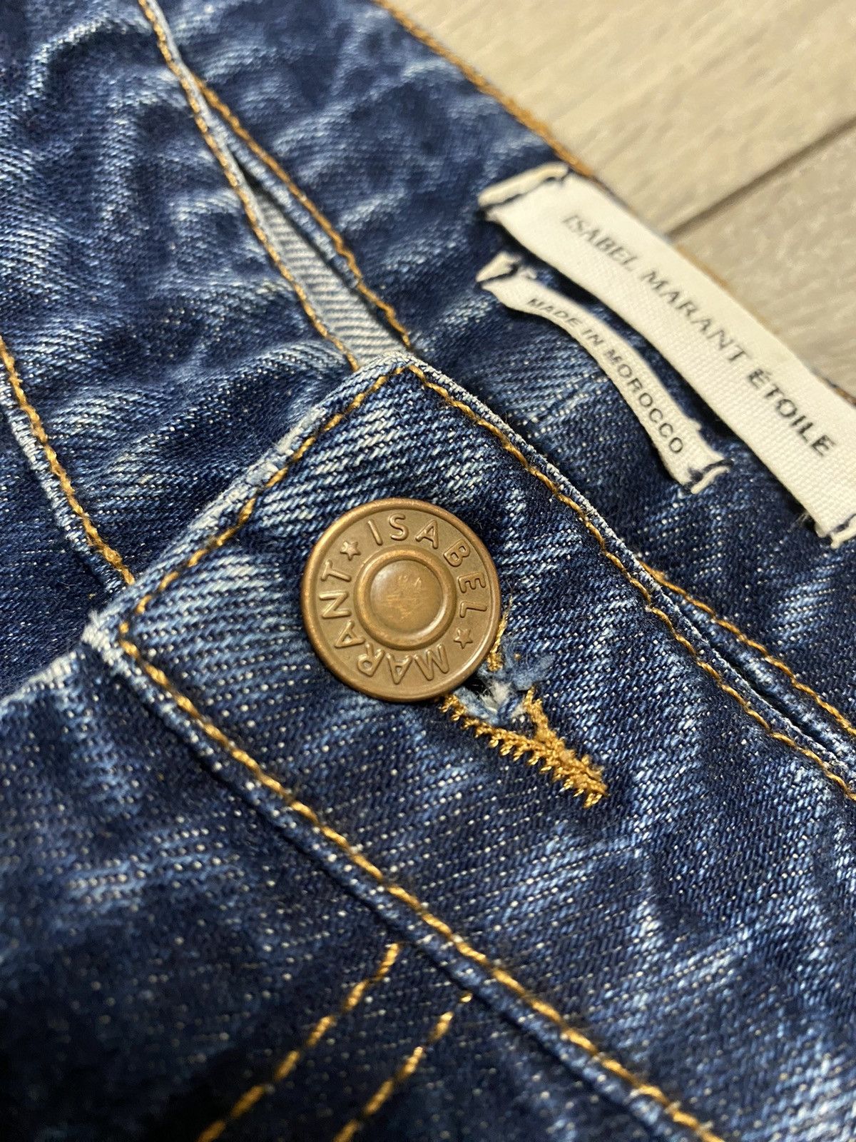 Isabel Marant Etoile Isabel Marant Etoile Washed Denim Pants Jeans Raw Blue Wash Size 30" / US 8 / IT 44 - 3 Thumbnail