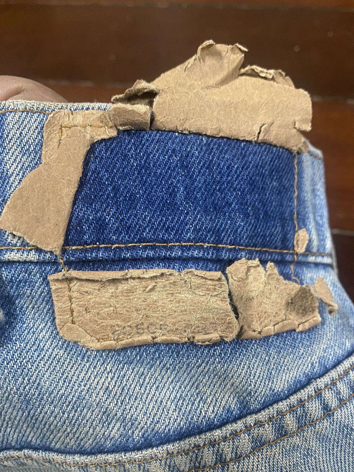 Levi's Vintage 80s 90s Levi’s Oren tag rusty distressed mud wash Size US 32 / EU 48 - 21 Thumbnail