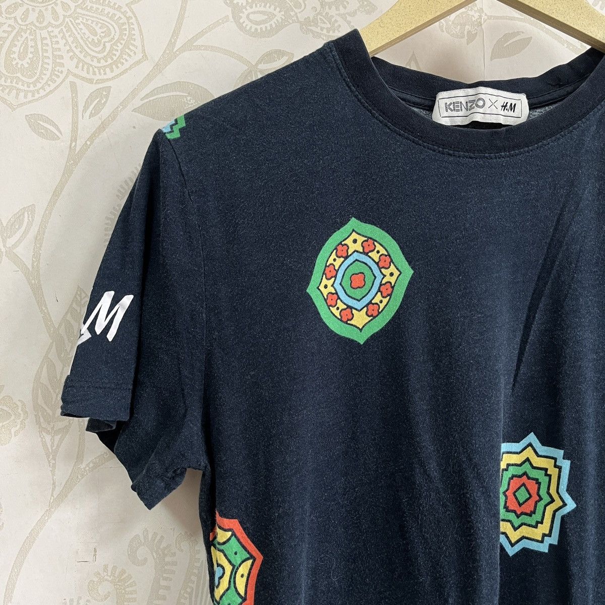 H&M × Kenzo Rare Full Printed Kenzo Paris & HM Black Tees Size US M / EU 48-50 / 2 - 3 Thumbnail