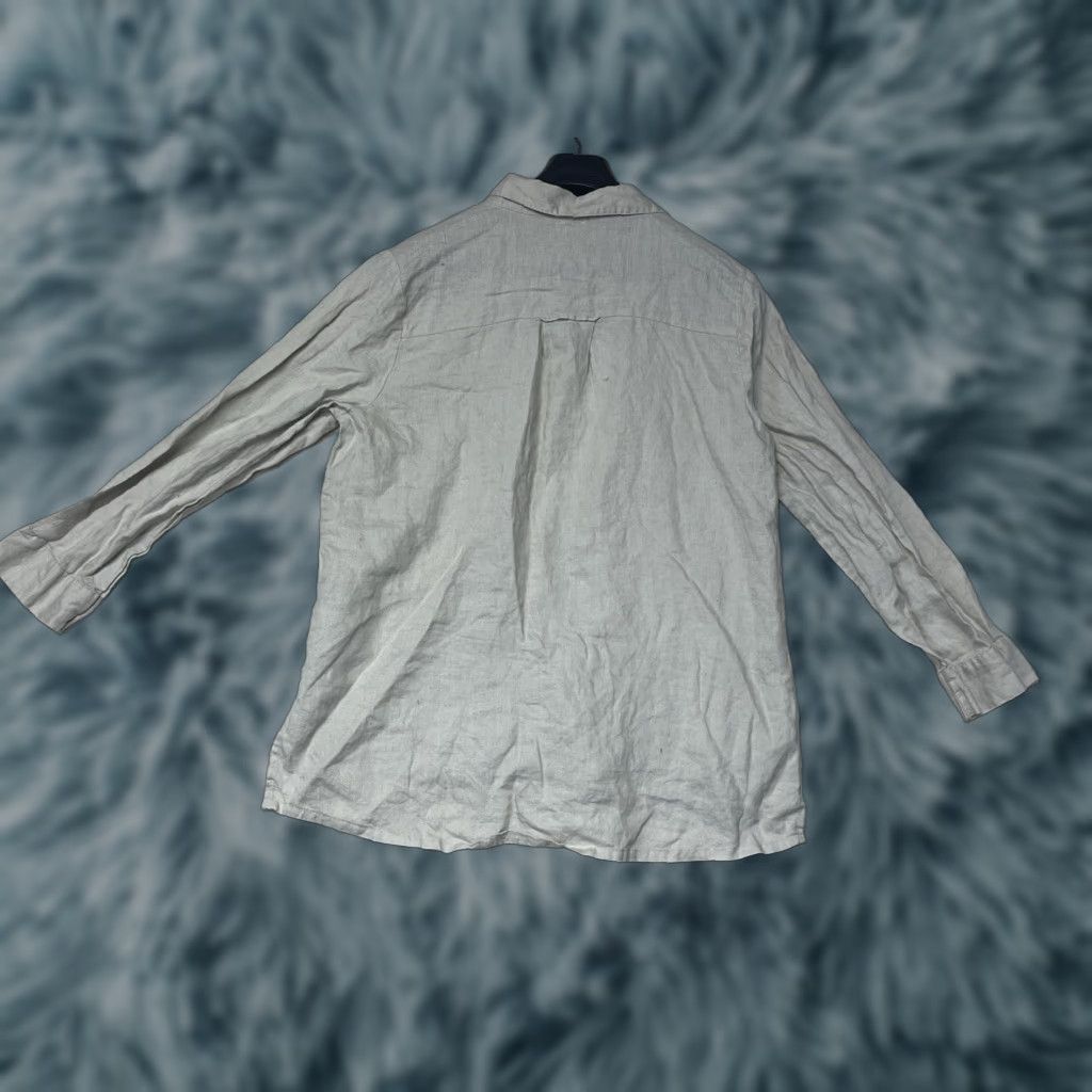Vintage Simple NYC Linen Button-Up Shirt XL Women Brown Retro 100% Light See all pics Size XL / US 12-14 / IT 48-50 - 1 Thumbnail