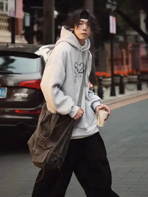 VIBE Hosokawa x Mai Streetwear Style Denim Men Shoulder Bag Size ONE SIZE - 8 Thumbnail