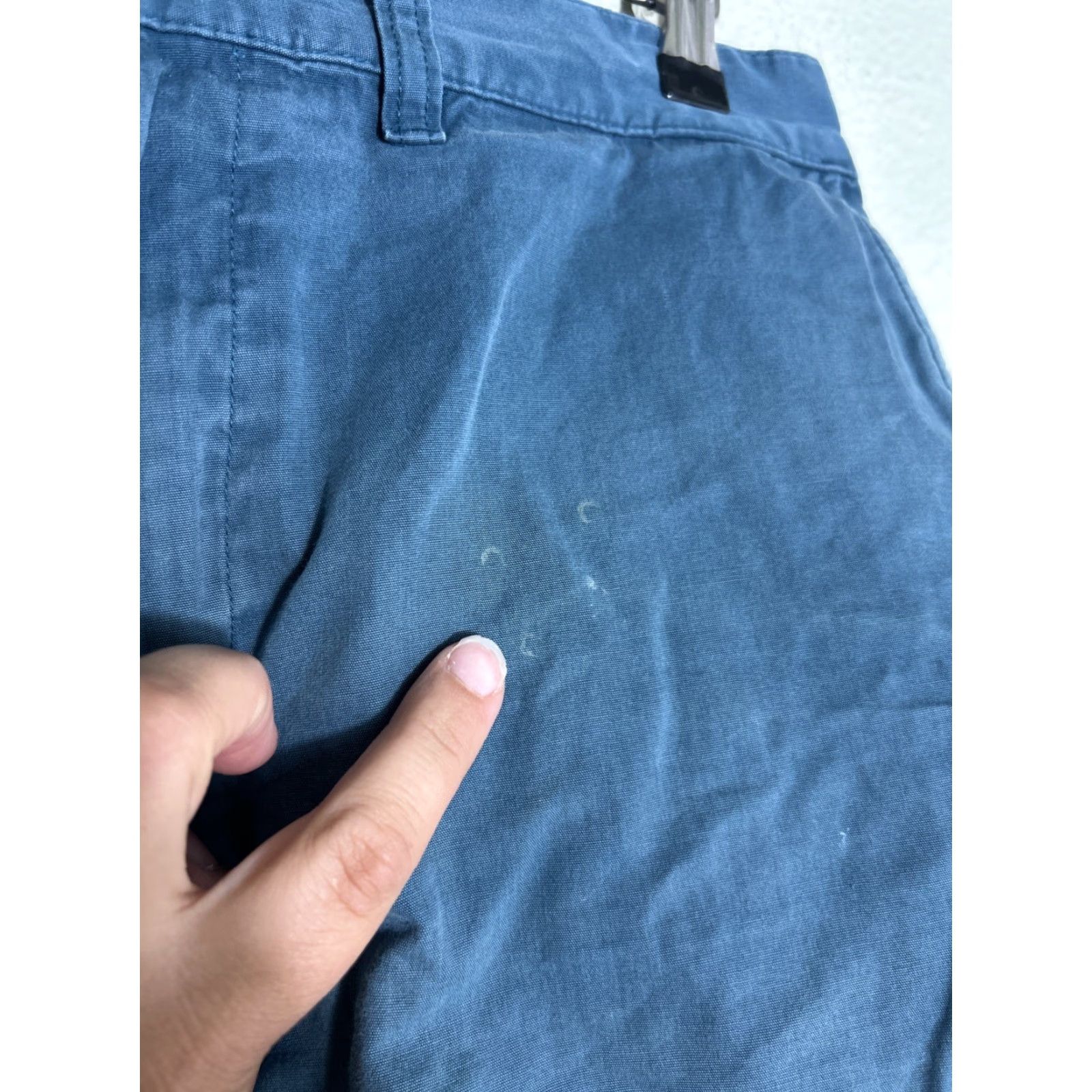 Patagonia Patagonia Organic Cotton Blue Chino Shorts 32x8 Small Hole Stains Mens Size US 32 / EU 48 - 5 Thumbnail