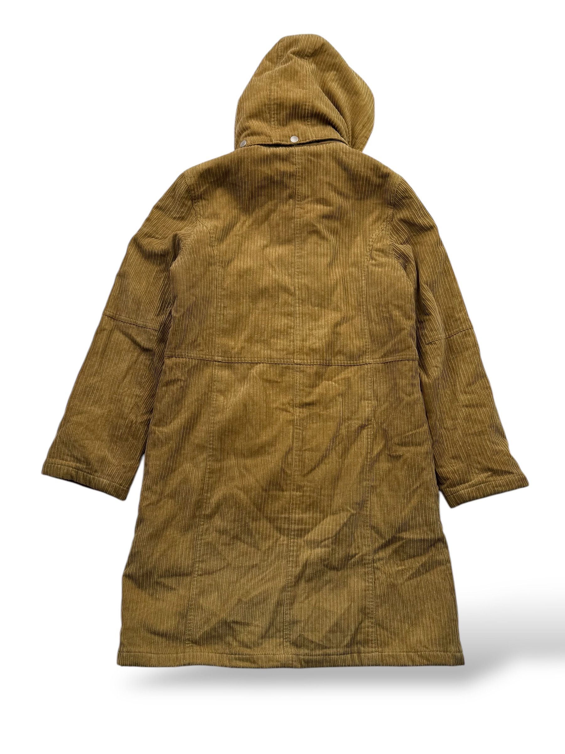 Vintage Vintage Corduroy Coat With Faux Fur Neck W87(V9) Size L / US 10 / IT 46 - 5 Thumbnail