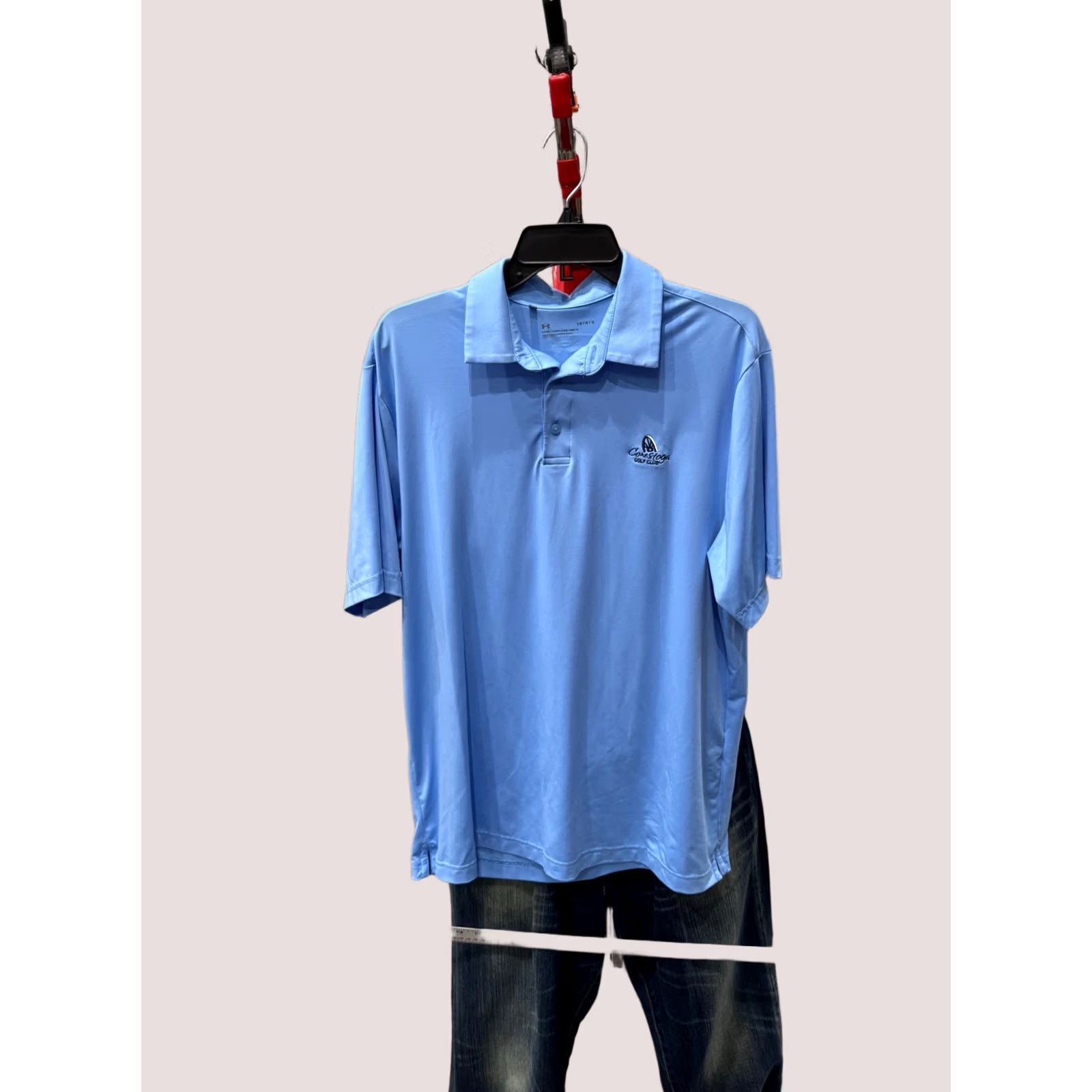 Under Armour Under Armour POLO SHIRT Conestoga Golf Club Blue Large L Mens Polo Shirt Multicolor 2010s Size US L / EU 52-54 / 3 - 1 Thumbnail