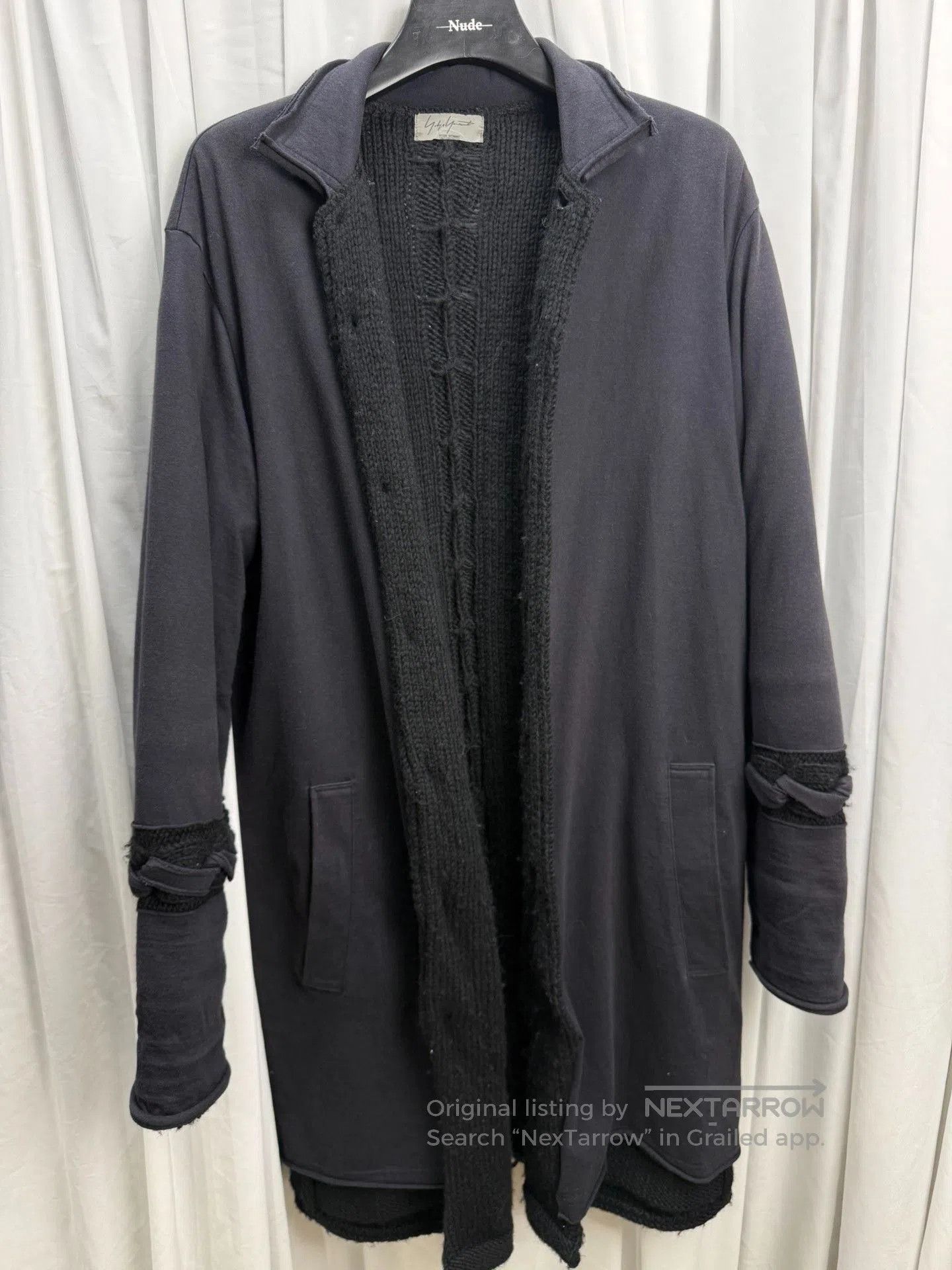 Yohji Yamamoto Yohji Yamamoto Pour Homme Wool Strap Coat. Size US L / EU 52-54 / 3 - 6 Thumbnail