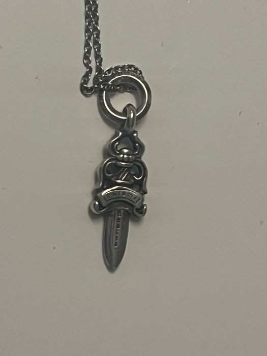 Chrome Hearts Chrome Hearts Dagger Pendant in Silver | Grailed