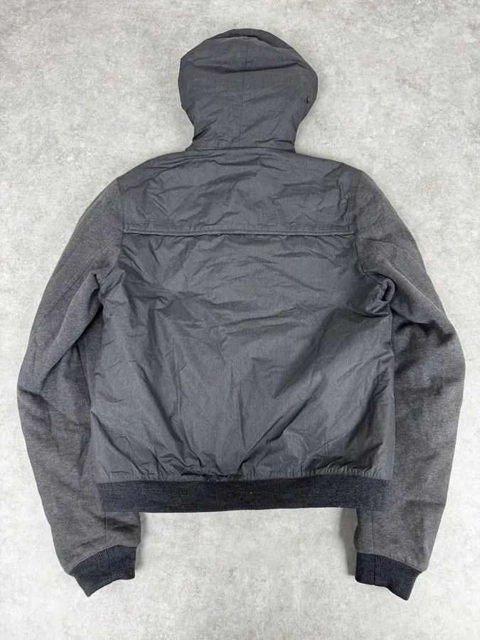 Dior 2010s Dior Grey Hybrid Hooded Bomber Jacket by Kris Van Assche Size US M / EU 48-50 / 2 - 4 Thumbnail