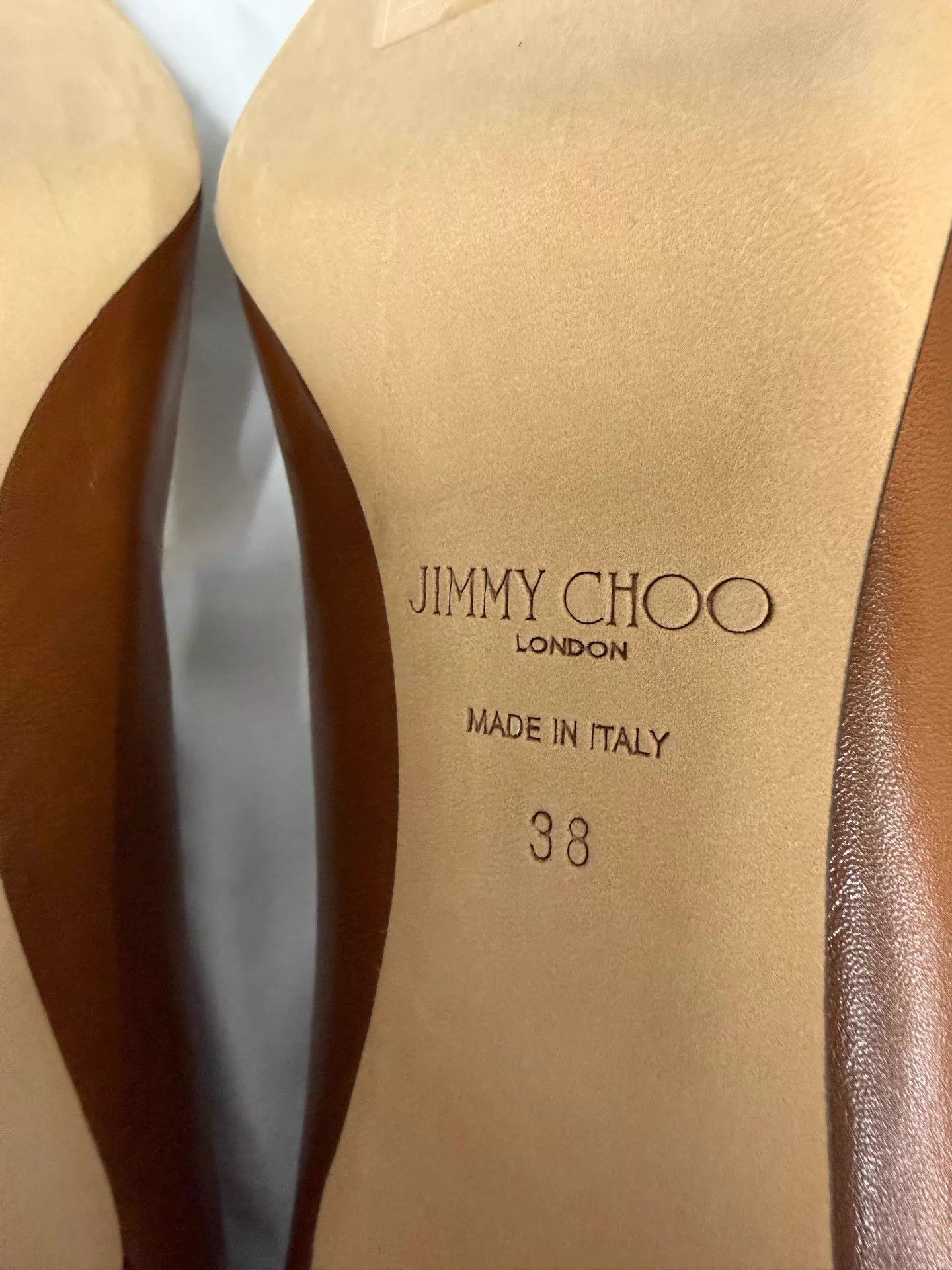Jimmy Choo Jimmy Choo Calfskin Pointed Toe Pumps Size 38 Brand New Size US 7.5 / IT 37.5 - 7 Thumbnail