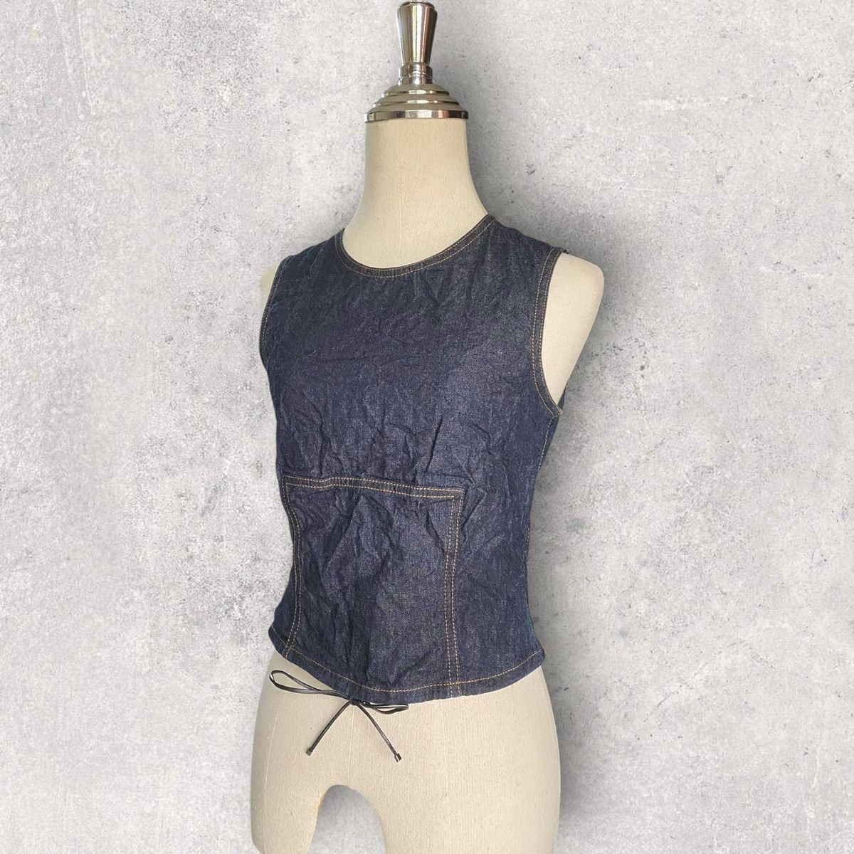 Gucci SS00 Denim Top By Tom Ford Size S / US 4 / IT 40 - 2 Thumbnail