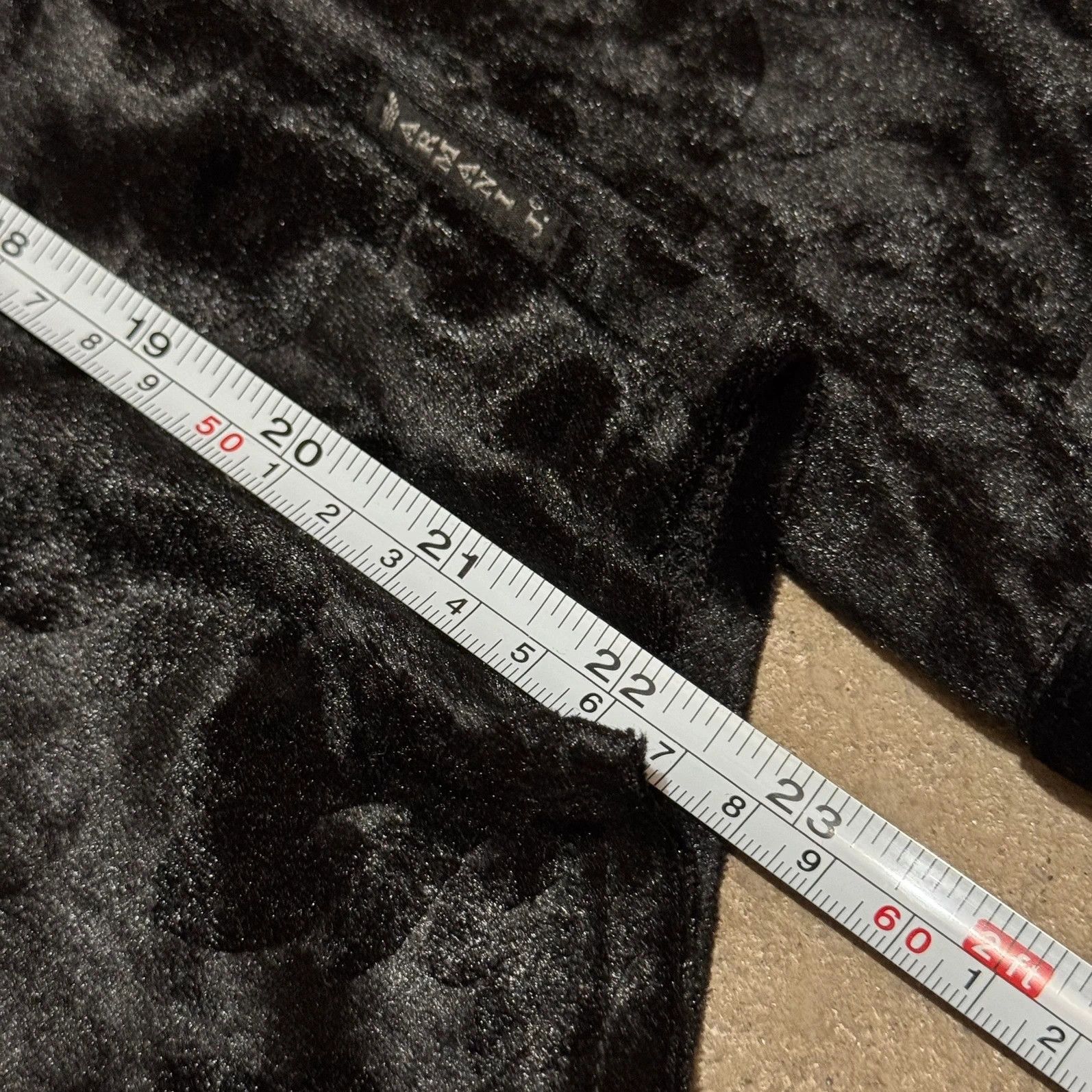 Armani Vintage 90s Armani Jeans velour shirt Size S / US 4 / IT 40 - 6 Thumbnail