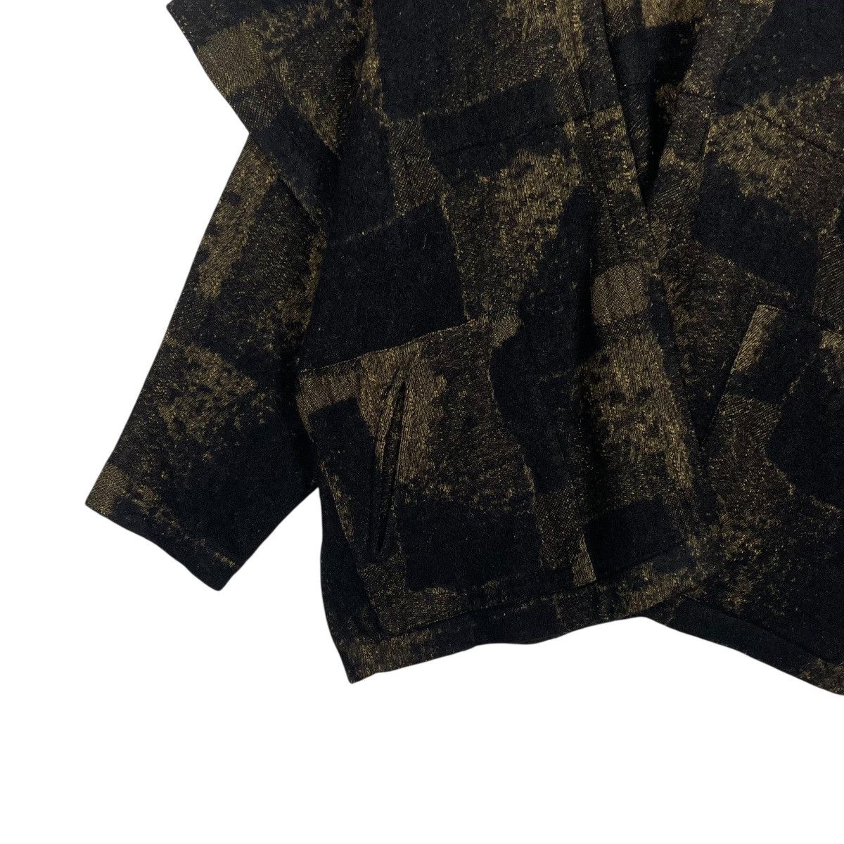 Issey Miyake Vintage 80s Issey Miyake Asymmetrical Wool Jacket Size US M / EU 48-50 / 2 - 3 Thumbnail