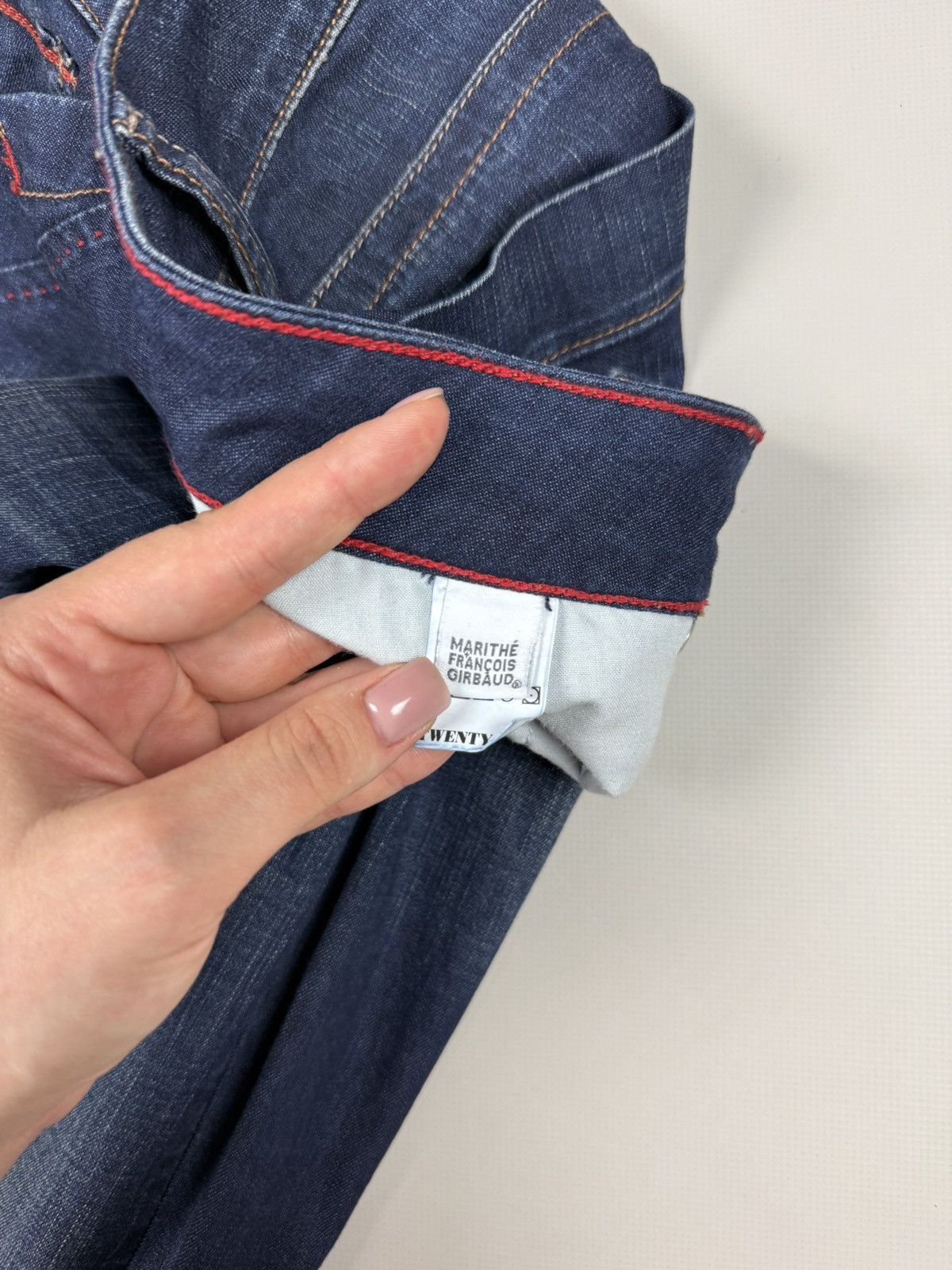 Marithe + Francois Girbaud Marithe Francois Girbaud Ladies Vintage Y2K Low Rise Jeans Size 27" / US 4 / IT 40 - 13 Thumbnail