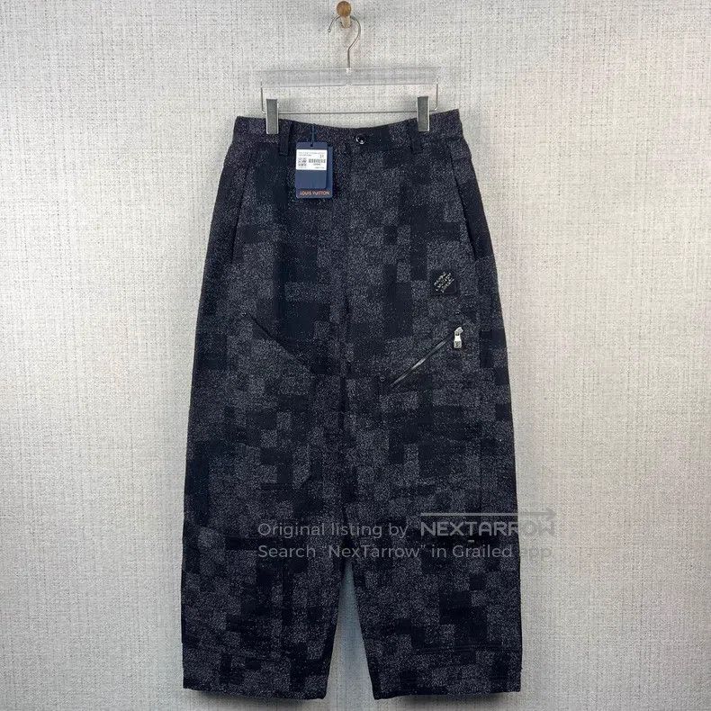Louis Vuitton Louis Vuitton SS25 pearlescent studded checkerboard knit o Size US 31 - 1 Thumbnail