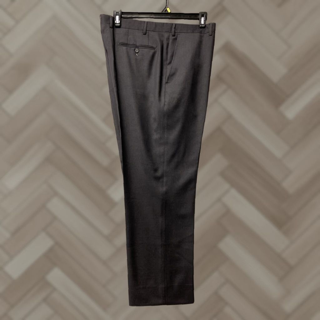 Vintage Santorelli Roma Dress Pants Mens 40x32 100% Wool Gray Italy /164-33 Size US 40 / EU 56 - 1 Thumbnail
