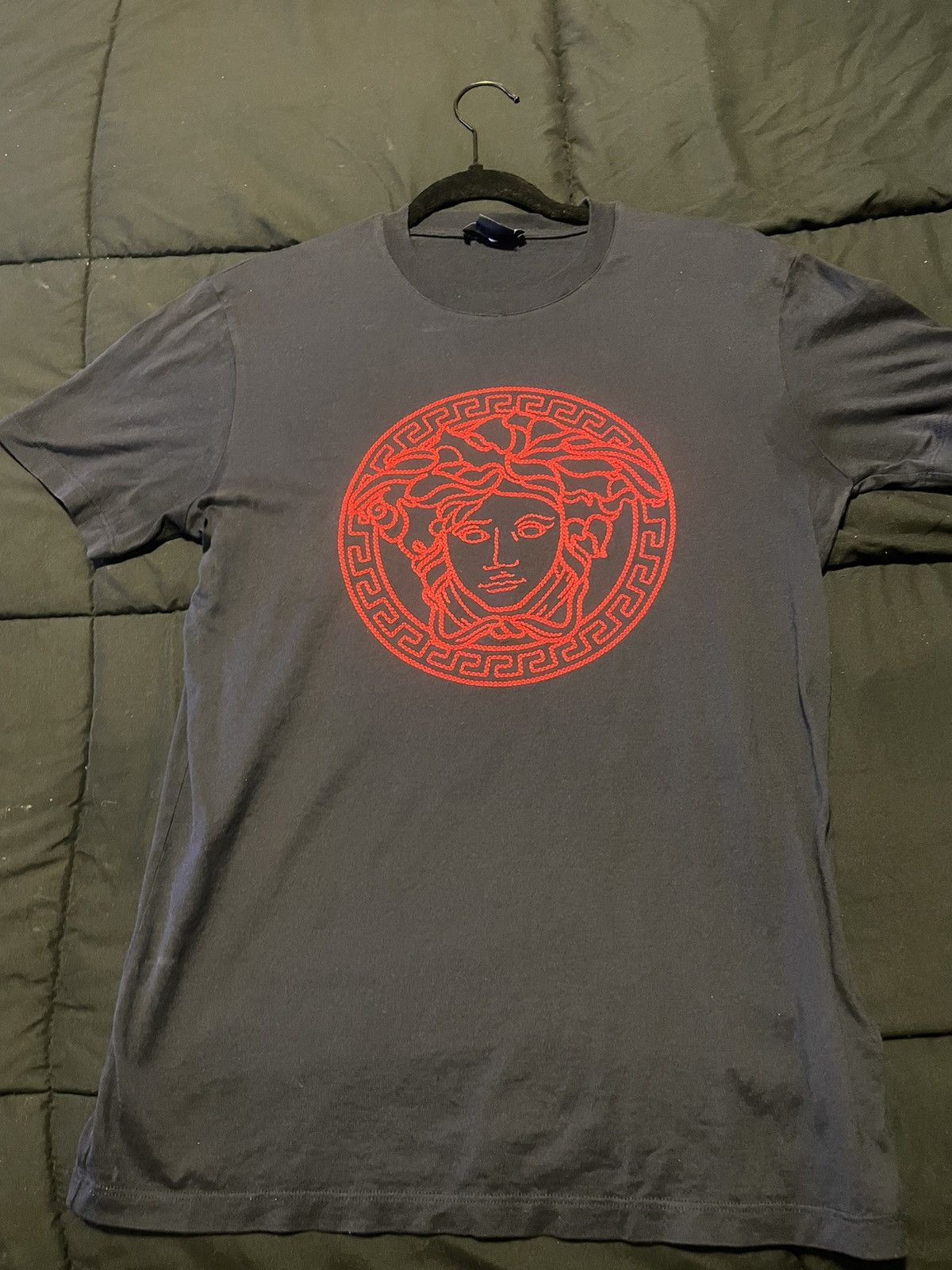 Versace Mens Versace Shirt Navy Blue Sz: S Size US S / EU 44-46 / 1 - 1 Thumbnail