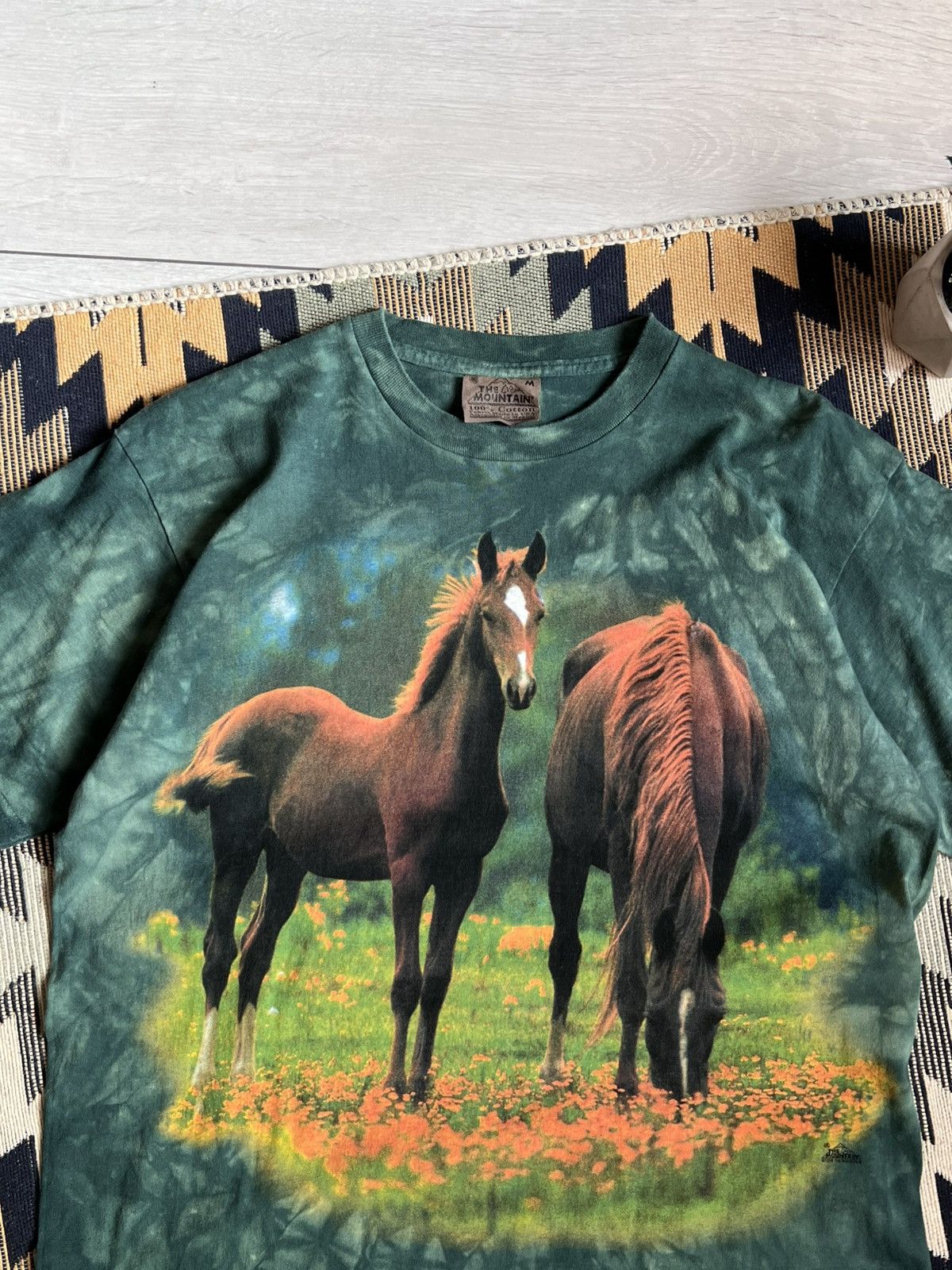 The Mountain × Vintage Vintage 1998 USA The Mountain Horses T-shirt Size US M / EU 48-50 / 2 - 4 Thumbnail