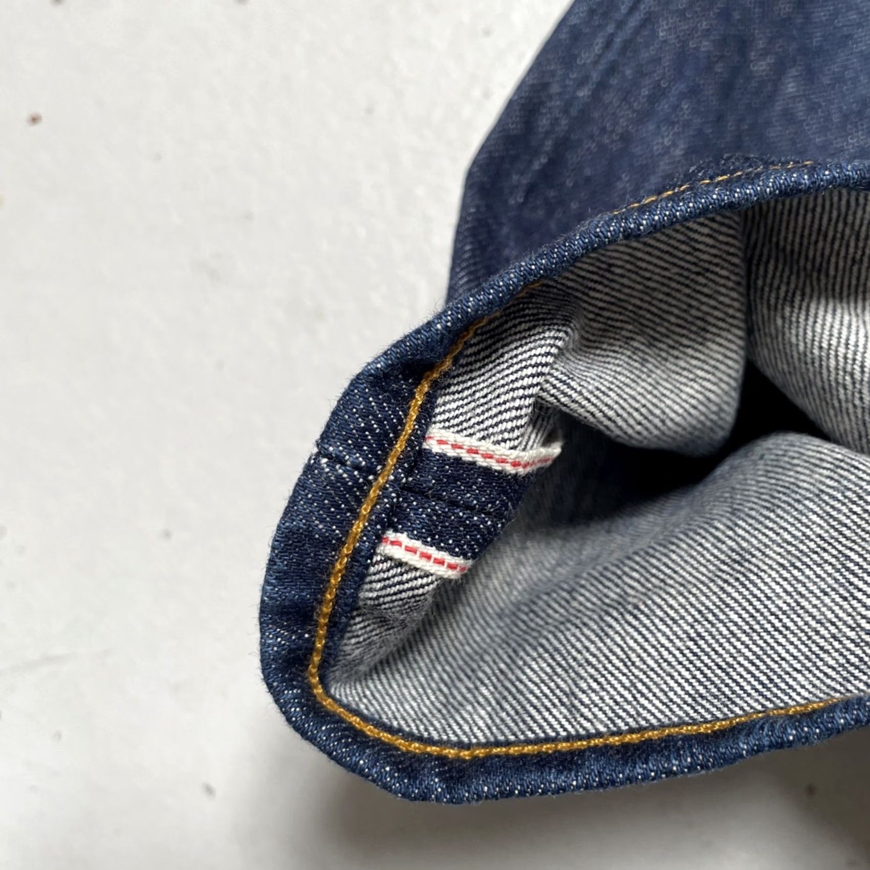 Railcar Fine Goods Selvedge Denim Jeans Blue Distressed Made In Usa 30 Mens, Men's — image 3 of 6