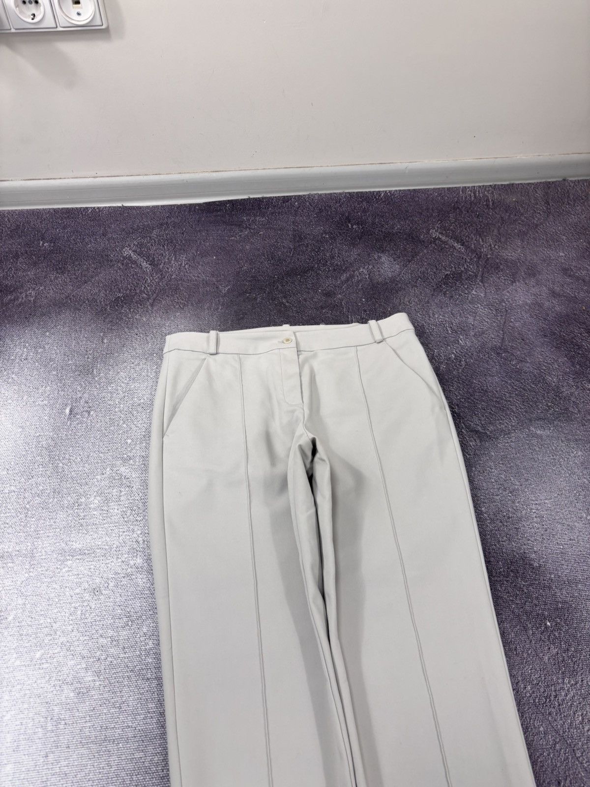 Annette Gortz Annette Gortz Women’s Cotton Nylon Blend Pants Trousers Size 30" / US 8 / IT 44 - 4 Thumbnail