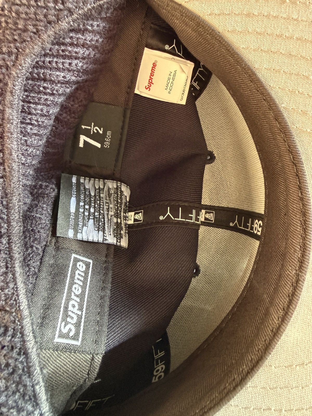 New Era × Supreme Supreme Box Logo New Era + Balaclava Size ONE SIZE - 4 Thumbnail