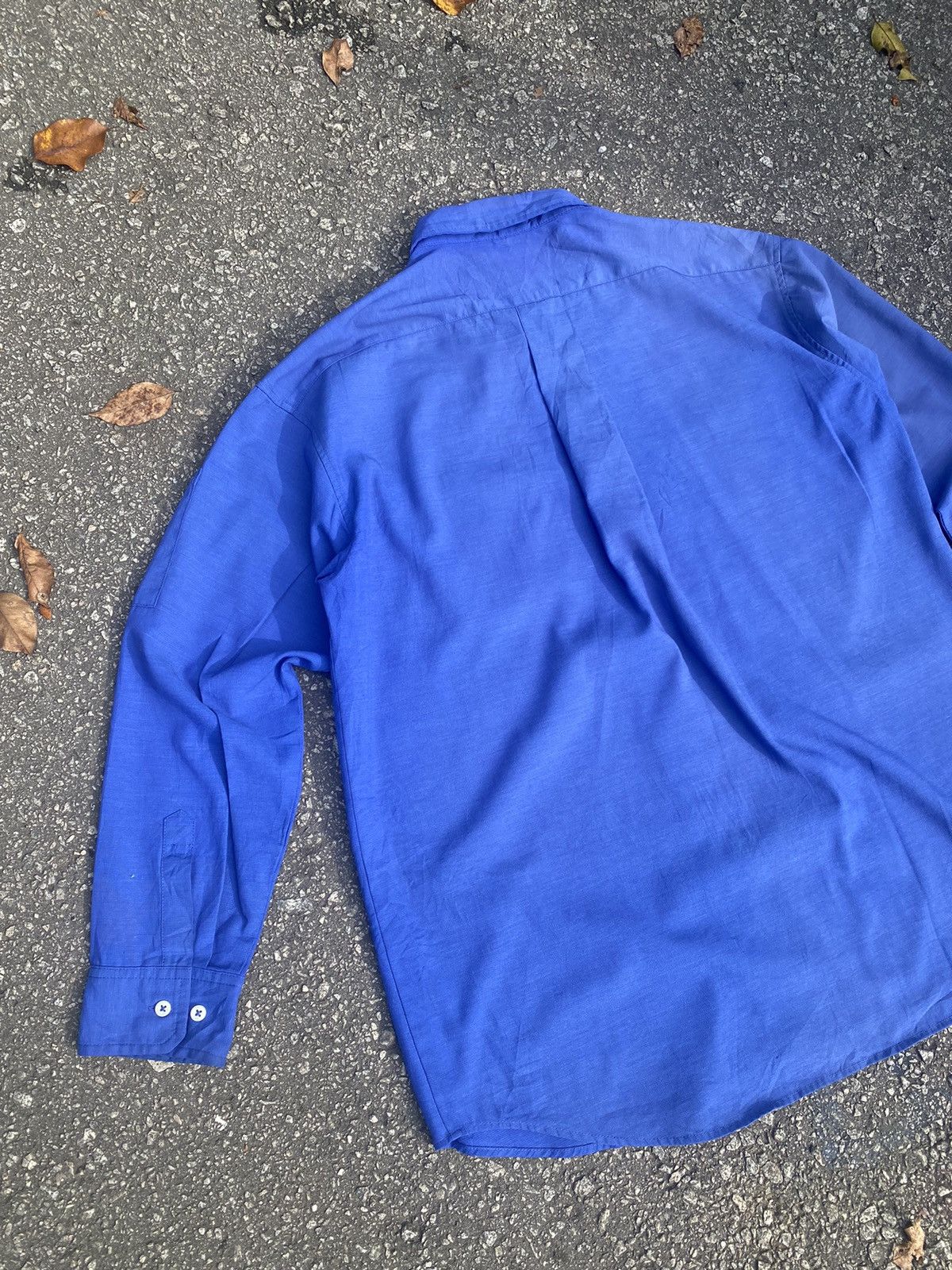 Japanese Brand × Vintage 🔥 Sunfaded 🔥 Vintage Eneos Long Sleeve Button Up Shirt Size US XL / EU 56 / 4 - 10 Thumbnail