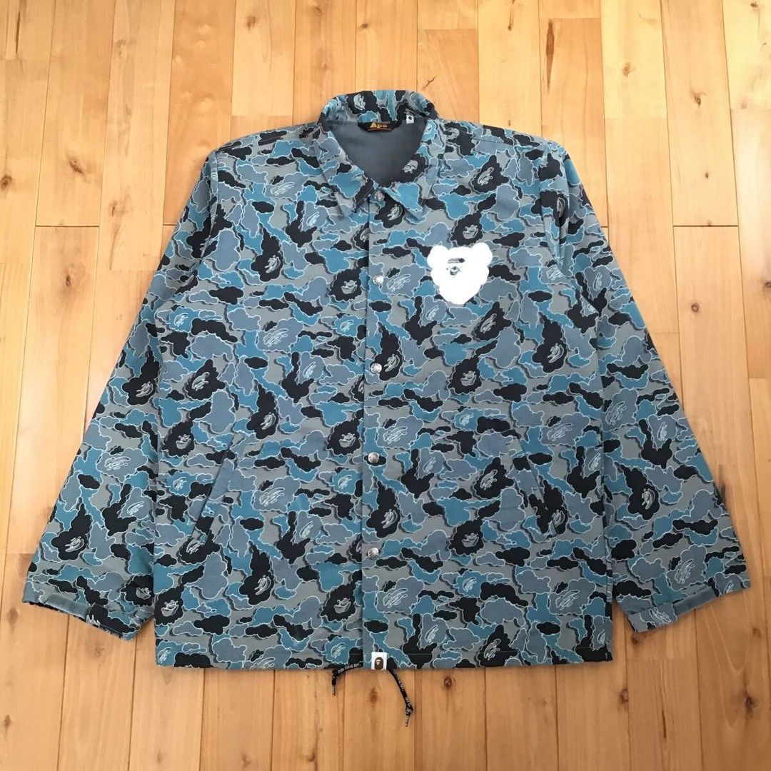 Bape × Kaws BAPE × KAWS cloud camo coach jacket a bathing ape NIGO Size US L / EU 52-54 / 3 - 1 Thumbnail