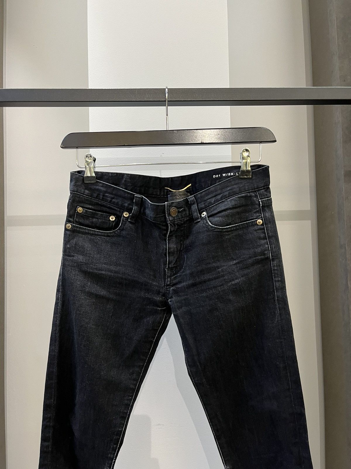 Saint Laurent Paris Saint Laurent Paris D01 Black Denim Size 30" / US 8 / IT 44 - 3 Thumbnail