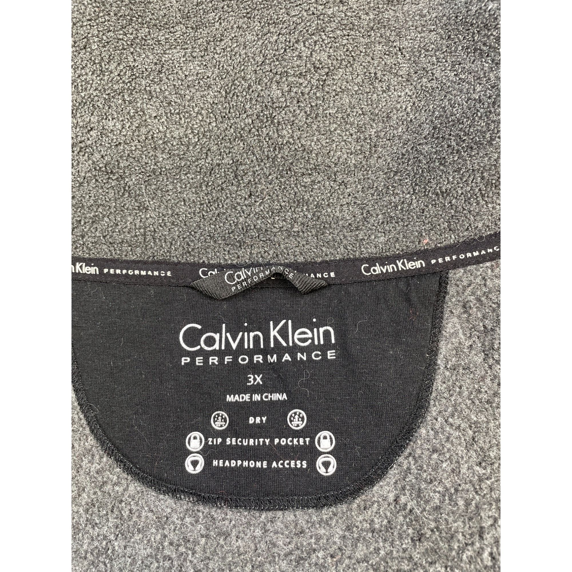 Calvin Klein Calvin Kliein Women's Gray Zipper Up Vest / Sweater Fleece S Size 3XL / US 20-22 - 7 Thumbnail