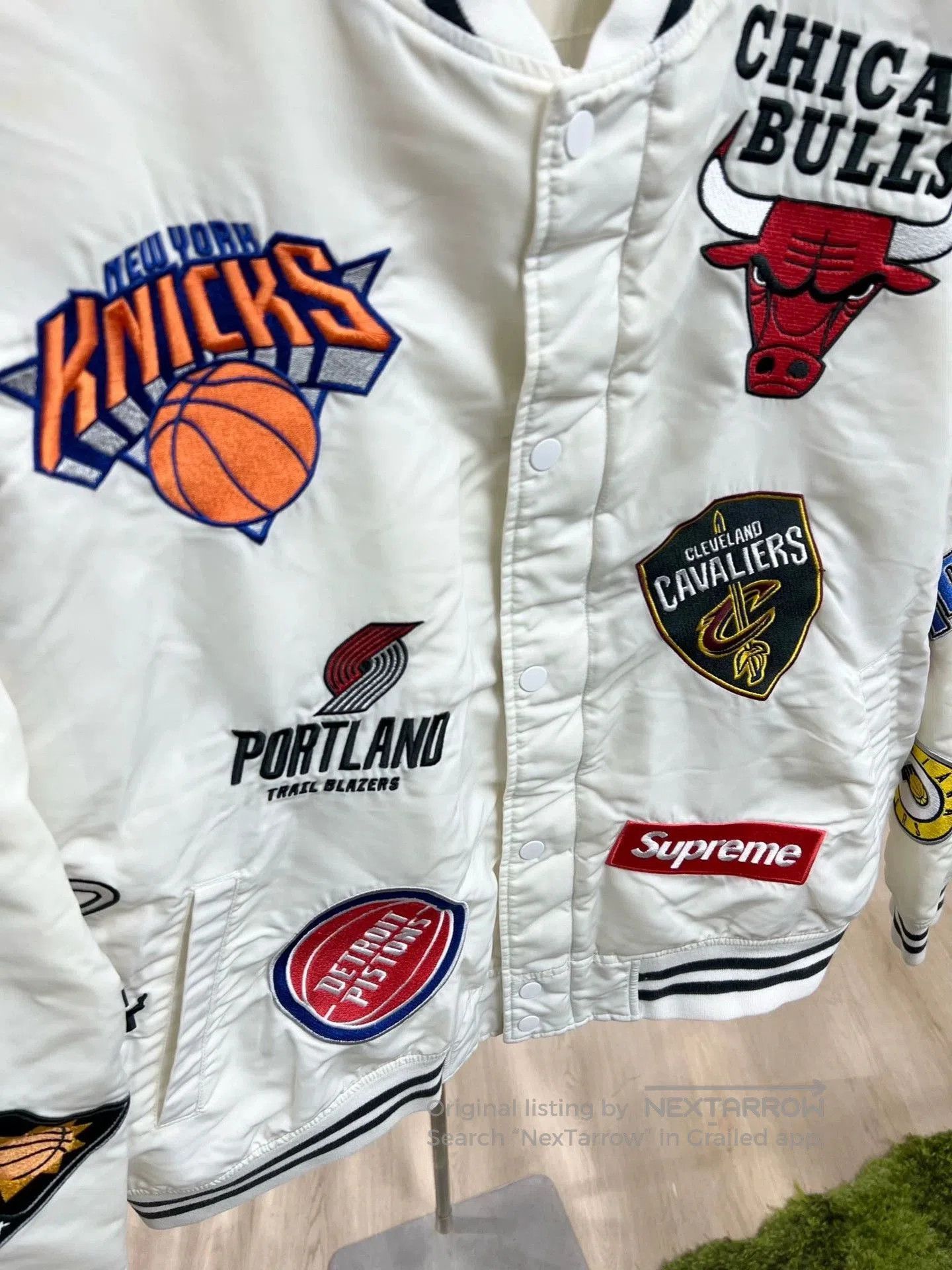 Supreme supreme nba baseball jersey in white. Size US XL / EU 56 / 4 - 3 Thumbnail