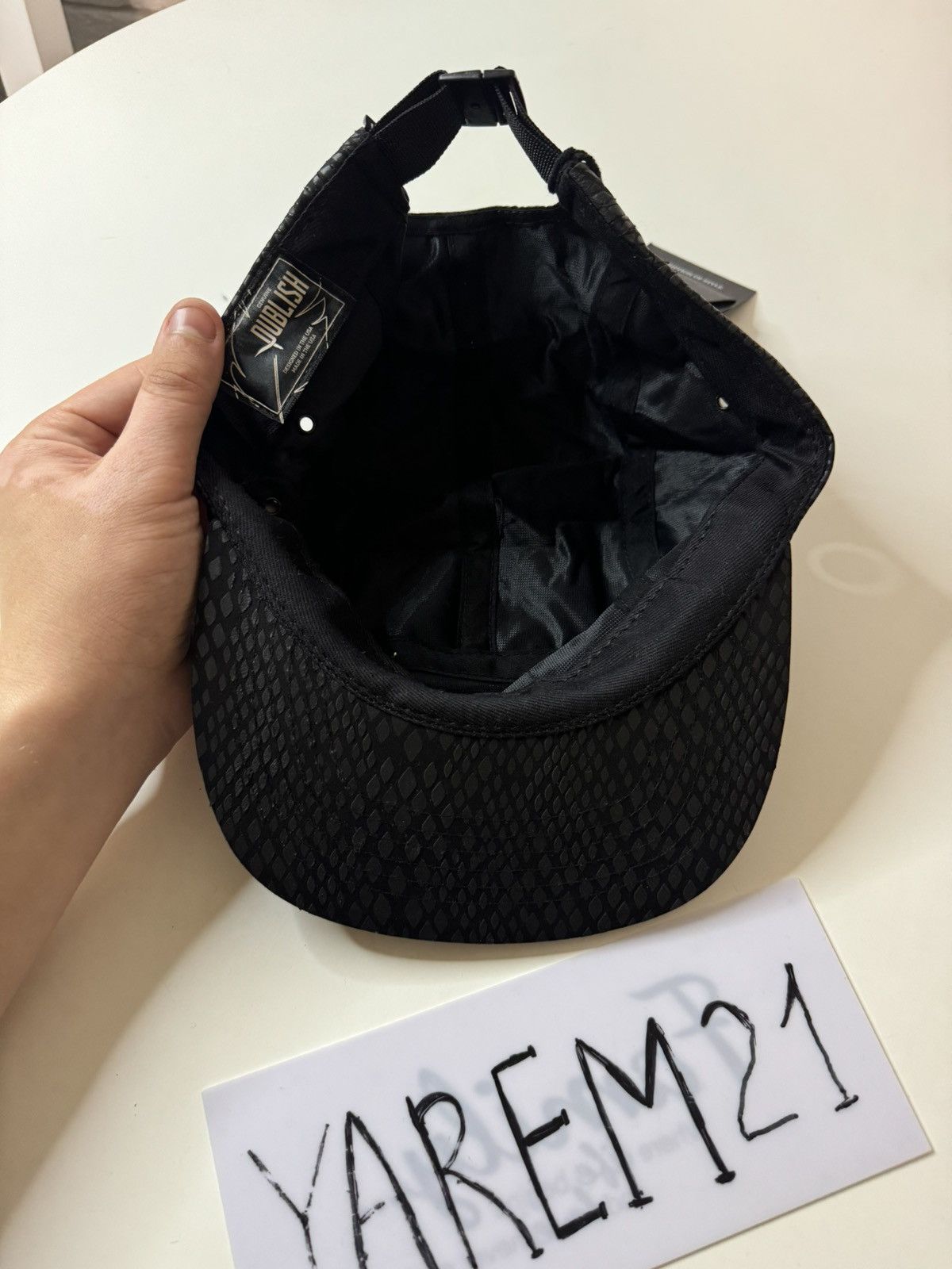 Publish Publish made in USA 5 panel cap hat Size ONE SIZE - 4 Thumbnail