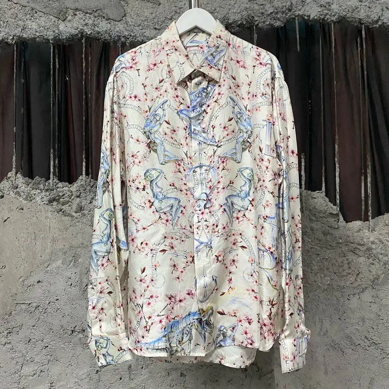 Dior Dior Men's Long Sleeve Color-blocked Shirt 0089 Size US M / EU 48-50 / 2 - 1 Thumbnail