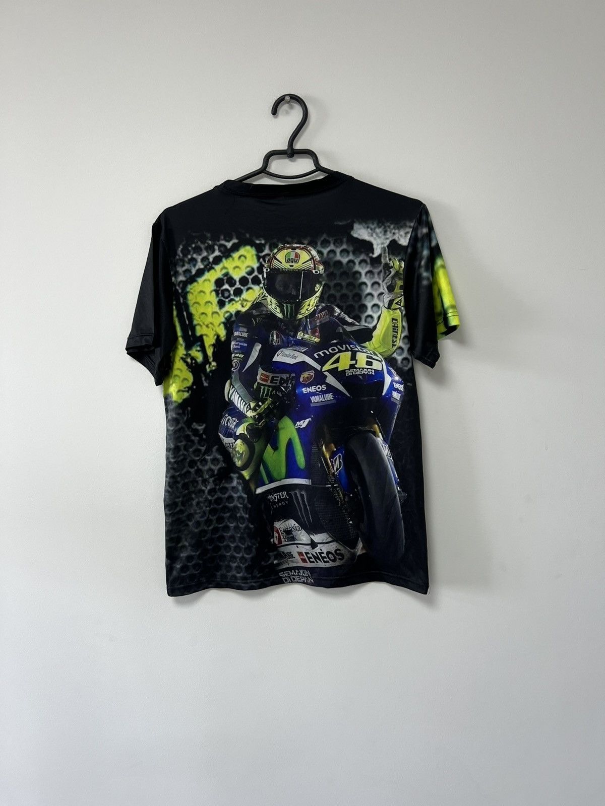 Vintage Valentino Rossi Racing VR46 Jersey Yamaha Motorcycle sz M Size US M / EU 48-50 / 2 - 12 Thumbnail