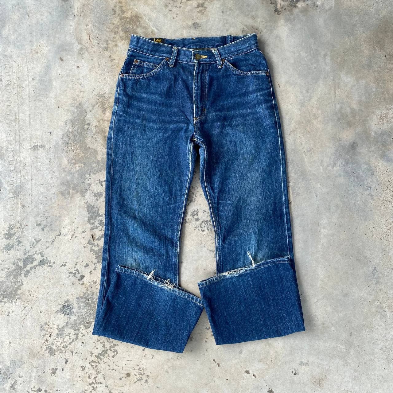 Lee × Vintage FLARED VINTAGE 90S LEE RIDERS BLUEWASH DENIM MADE IN JAPAN Size US 28 / EU 44 - 9 Thumbnail