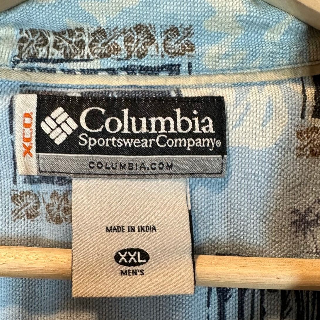 Columbia Columbia XCO Short Sleeve Camp Shirt Hawaiian Men's XXL 2X Size US XXL / EU 58 / 5 - 5 Thumbnail