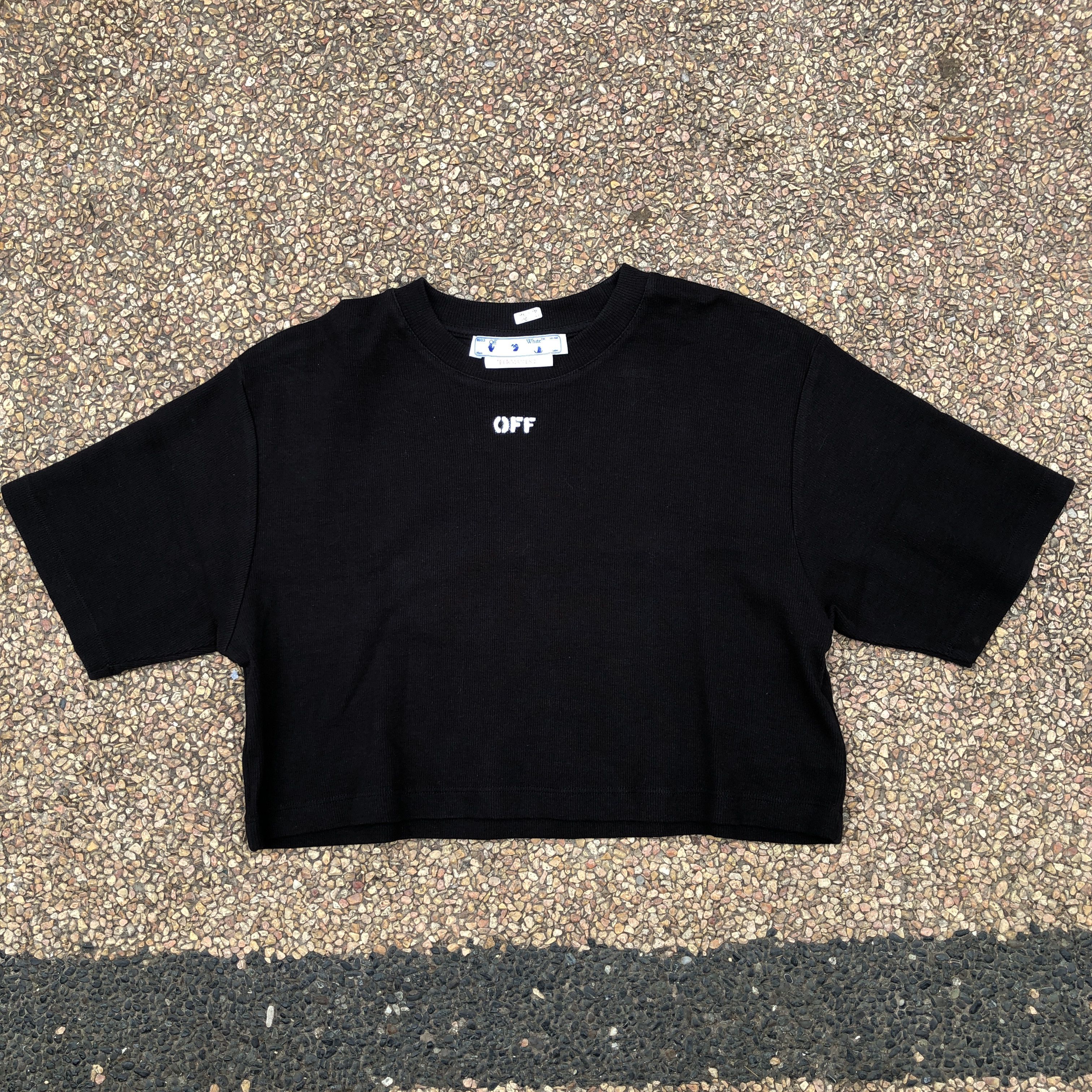 Off-White Off white stamp crop top Size S / US 4 / IT 40 - 1 Thumbnail