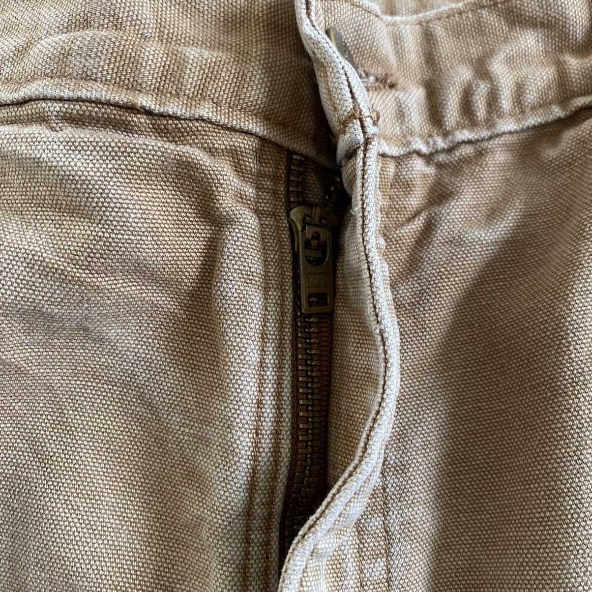 Carhartt Vintage Carhartt Blanket Lined Faded Tan Carpenter Pants Size US 34 / EU 50 - 12 Thumbnail