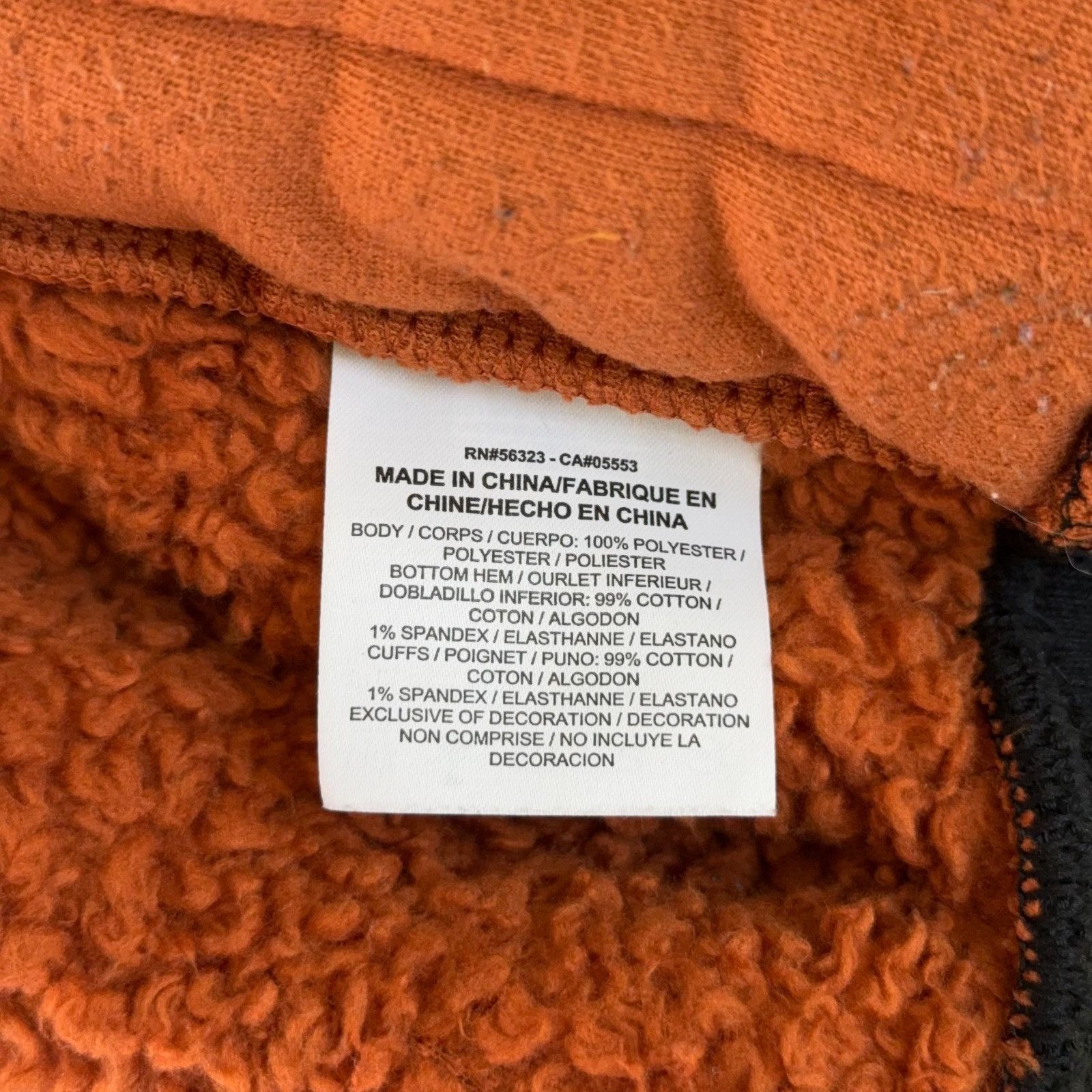 Nike Nike Women's "Wolf" Sherpa Sport Fleece Bomber Jacket Orange Size S / US 4 / IT 40 - 6 Thumbnail