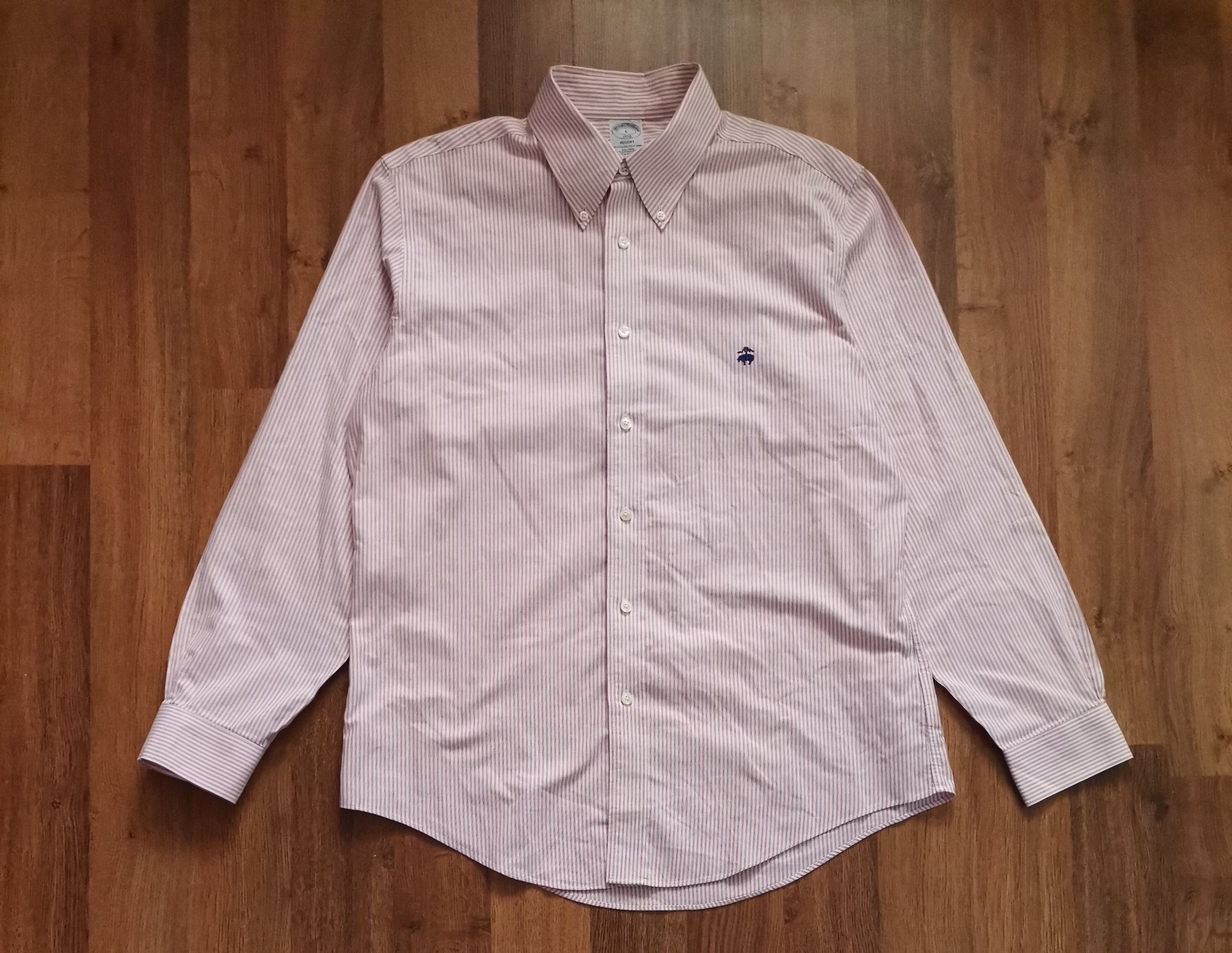 Brooks Brothers Brooks Brothers Striped Shirt Size US L / EU 52-54 / 3 - 1 Thumbnail