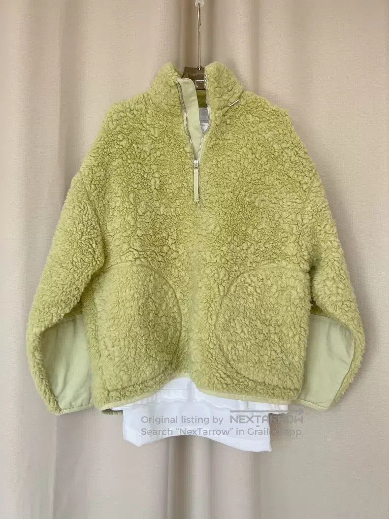Acne Studios Acne Studios Ladies High Collar Half-Zip Teddy Fleece Warm Size S / US 4 / IT 40 - 1 Thumbnail