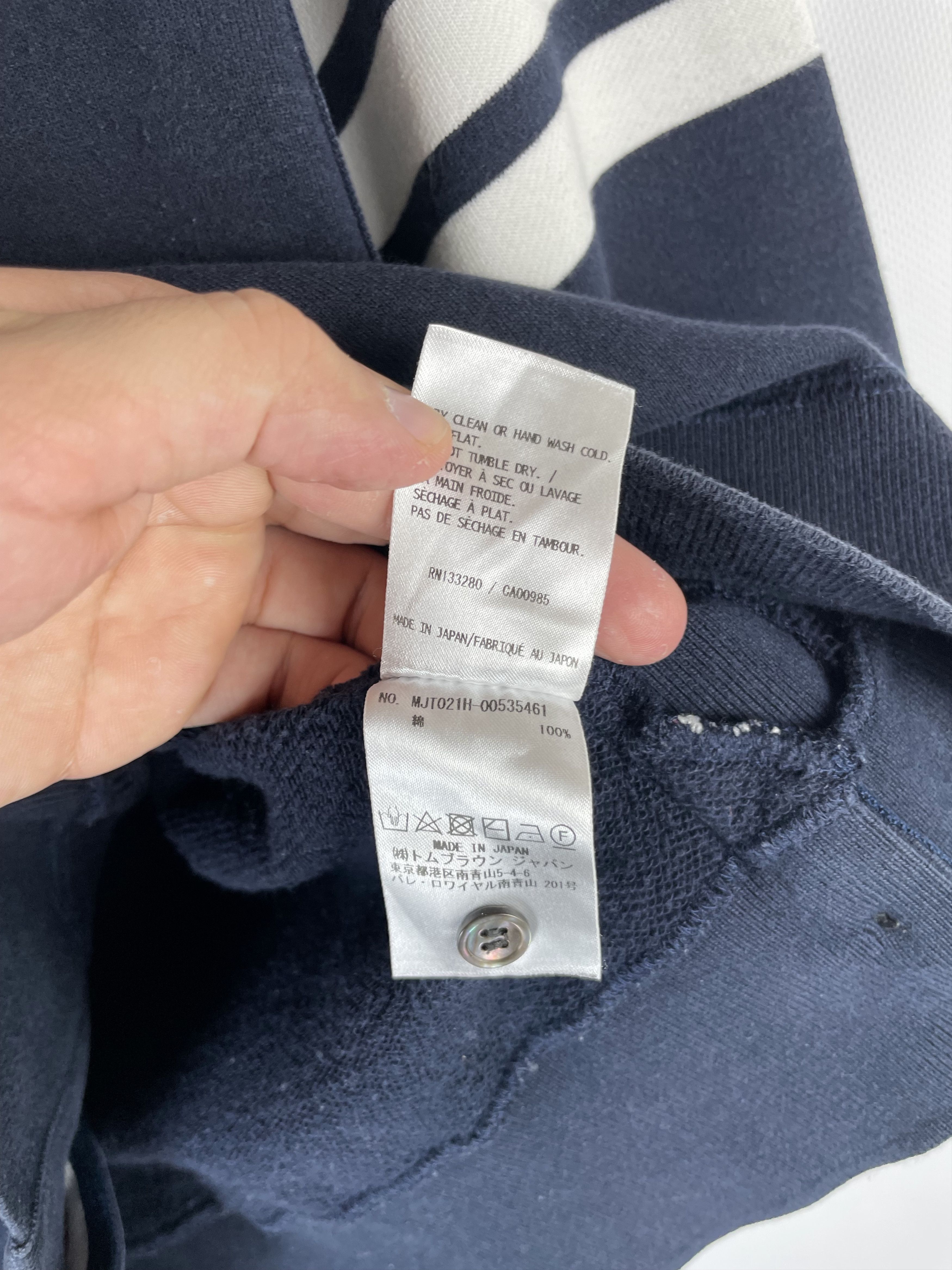 Thom Browne Thom Browne Cotton Sweatshirt Size XS / US 0-2 / IT 36-38 - 9 Thumbnail