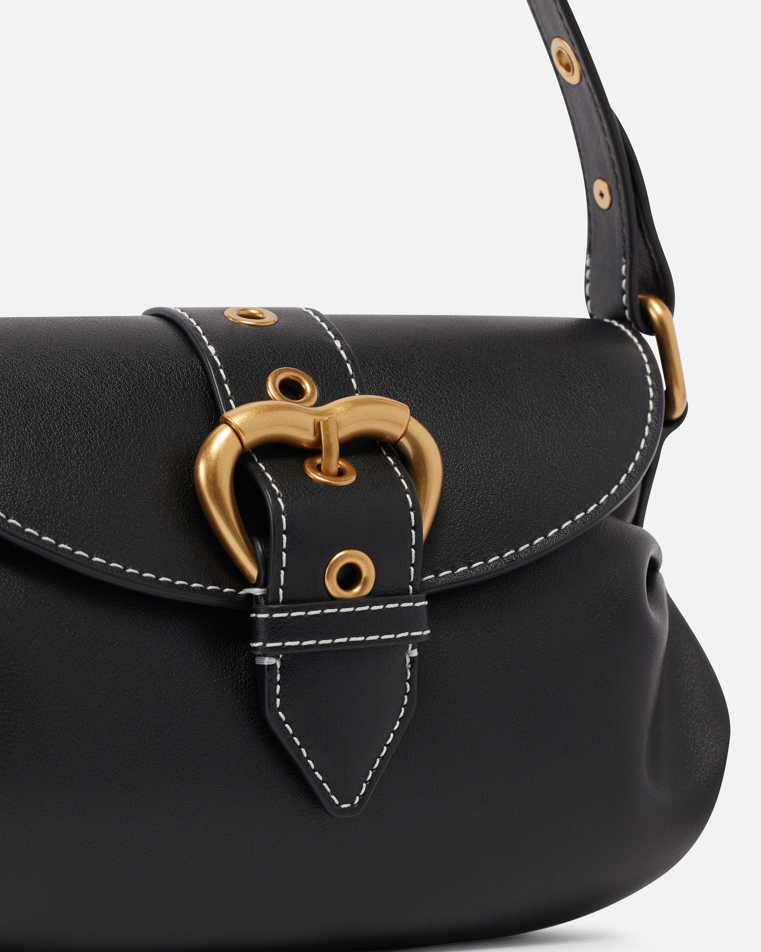 Pinko o1s22i1n0824 Size: OS / Small Jolene Shoulder Bag in Black Size ONE SIZE - 3 Thumbnail