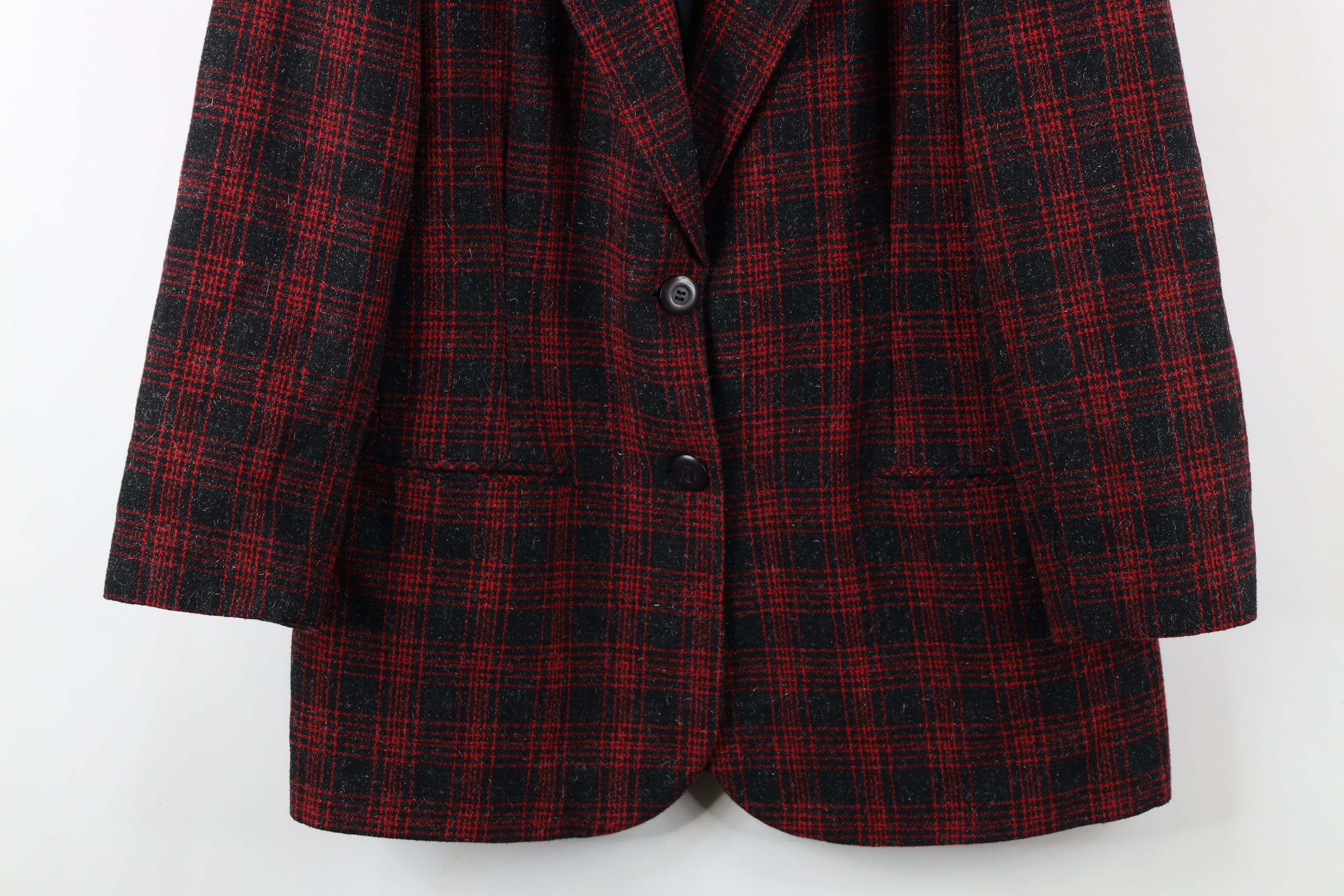 Vintage Vintage 90s Streetwear Button Blazer Suit Coat Jacket Plaid Size XXL / US 16-18 / IT 52-54 - 3 Thumbnail