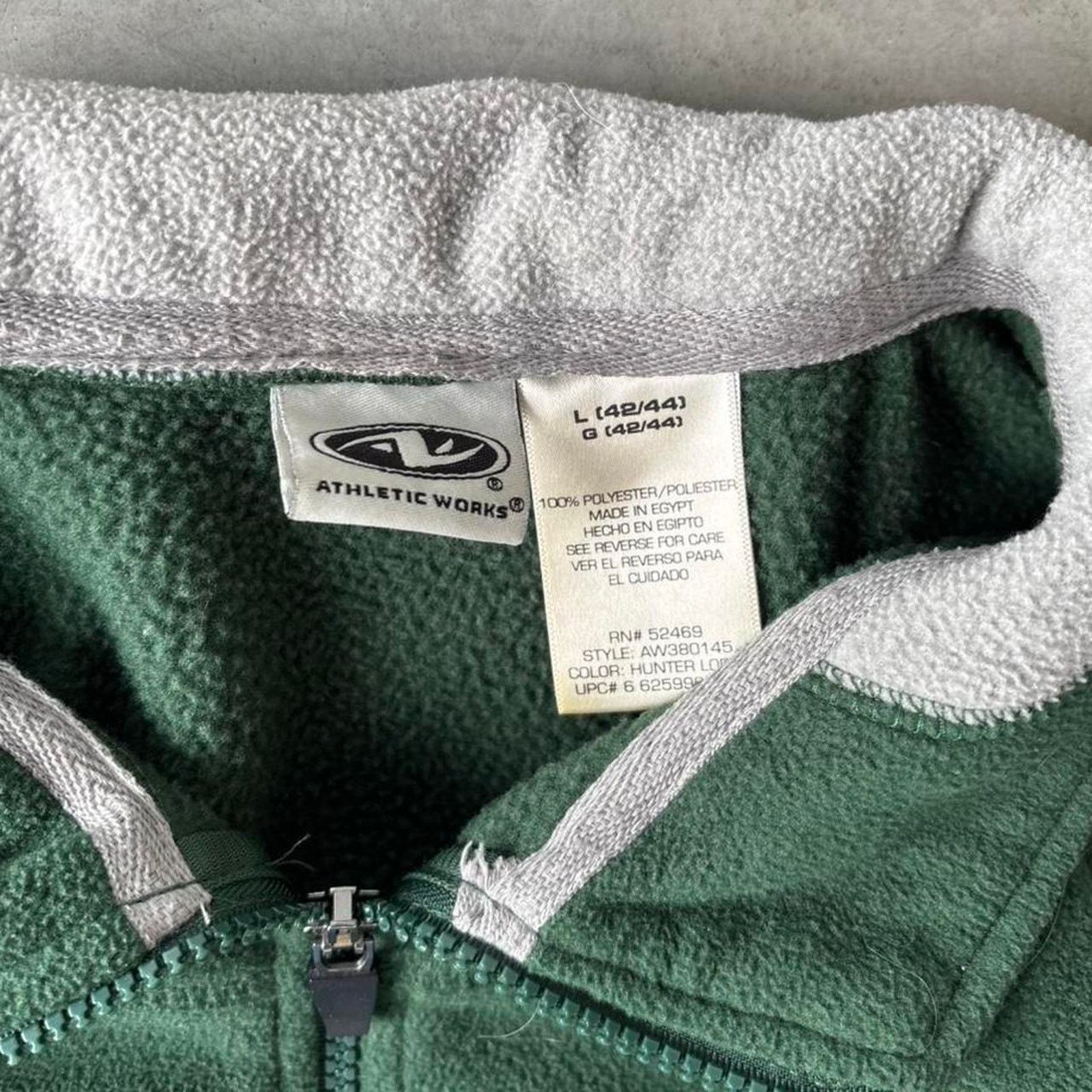 Vintage Y2k green earthtone quarter zip fleece Size US L / EU 52-54 / 3 - 3 Thumbnail