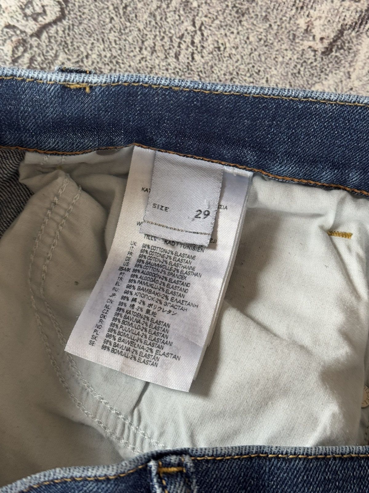 Diesel Diesel 29/30 D-Strukt denim pant jean trouser chino Y2K Size US 30 / EU 46 - 15 Thumbnail
