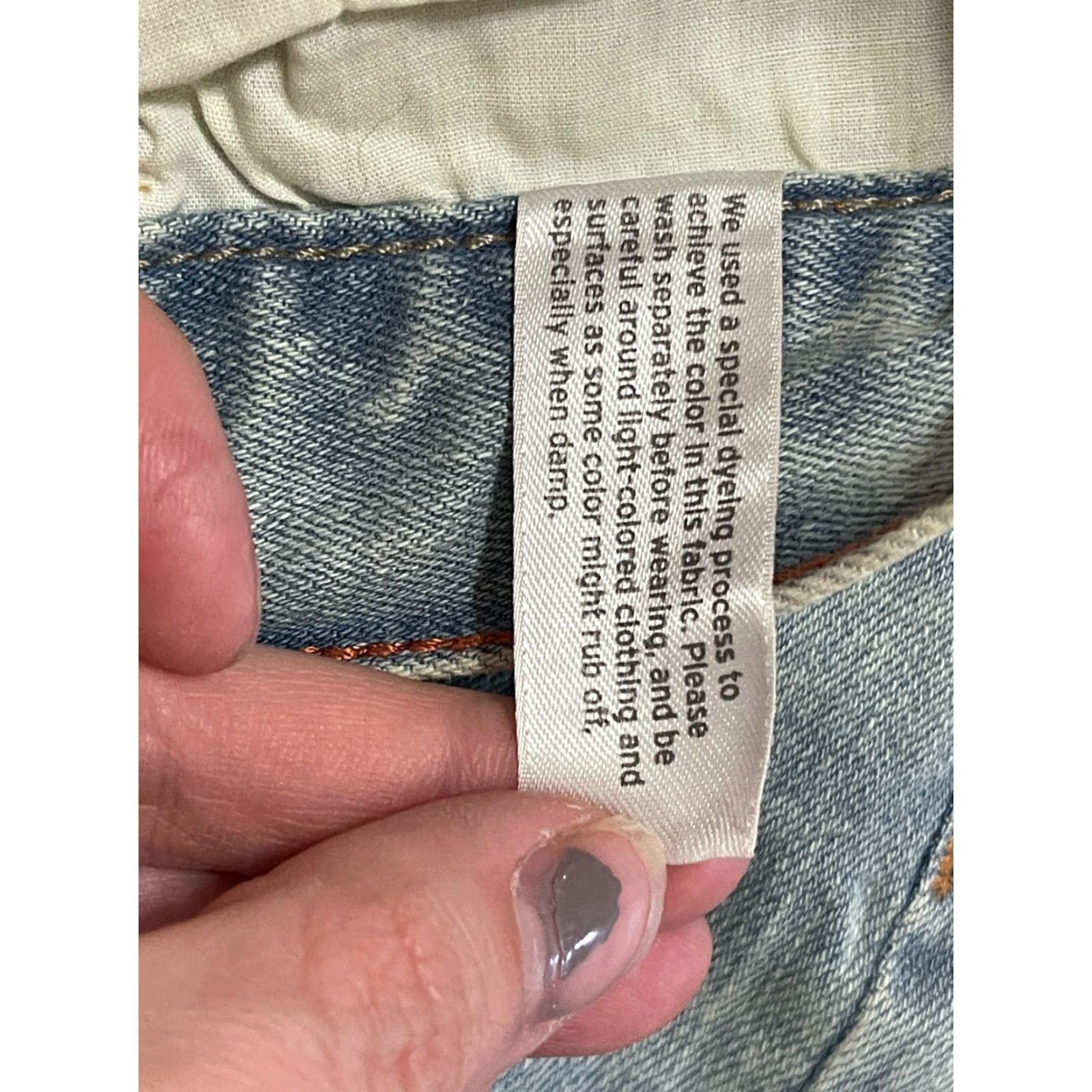 Eddie Bauer Eddie Bauer Jeans Women's 8 Denim Light Wash Straight Pockets Regular Inseam 30 Specially Dyed Vintage No Size 30" / US 8 / IT 44 - 7 Thumbnail