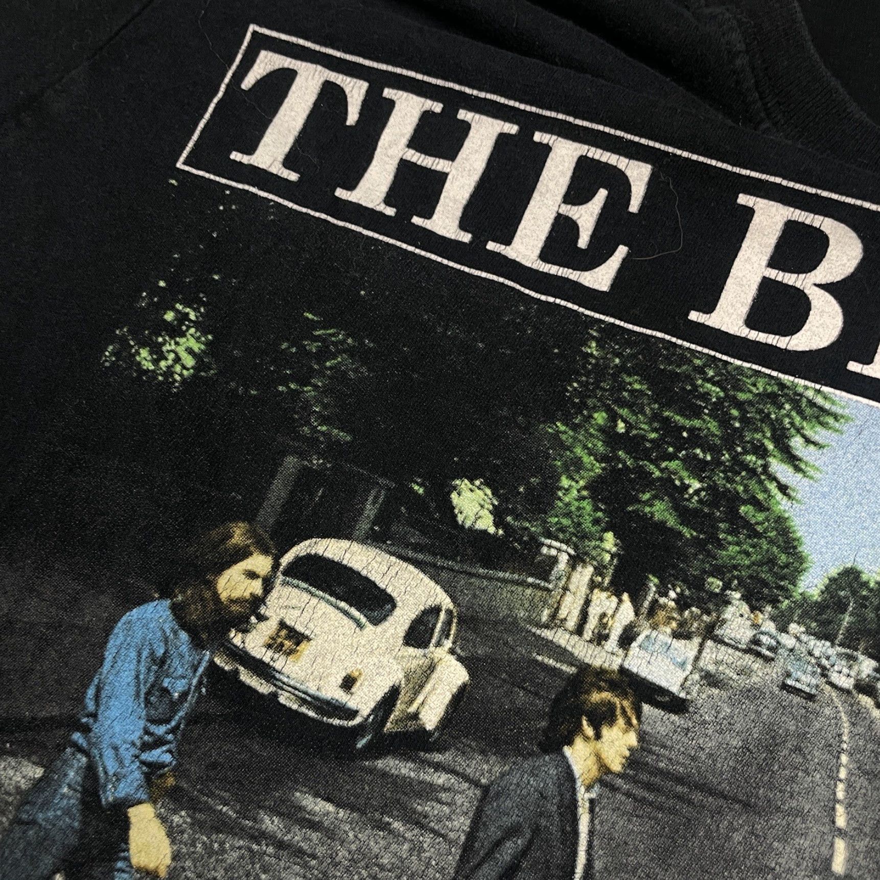 Vintage The Beatles Shirt Men Adult Medium Black Abbey Road Album Graphic M Band Tee Mens Size US M / EU 48-50 / 2 - 6 Thumbnail