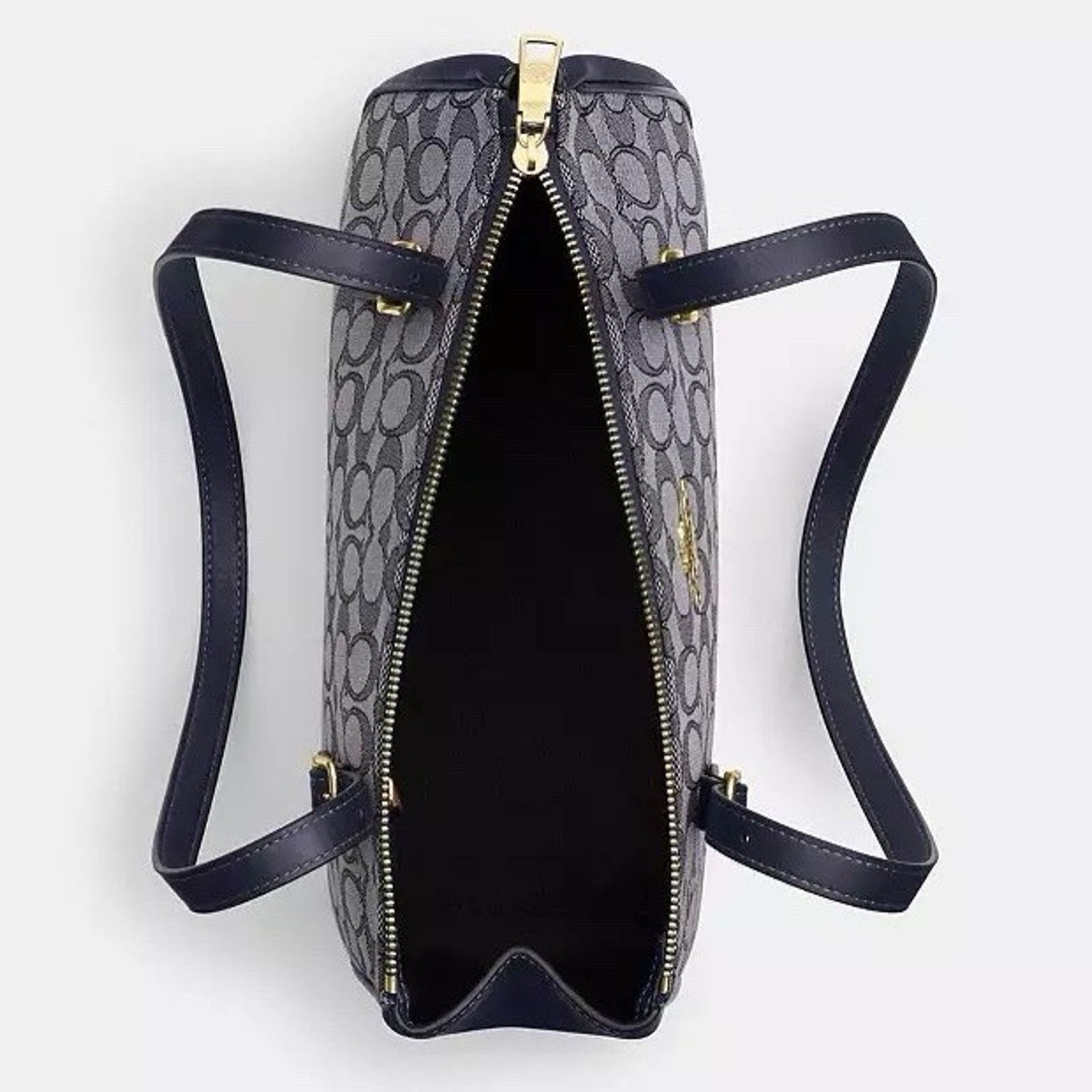 Coach NWT Coach Asher Shoulder Bag CBJ03 Gold/Navy/Midnight Navy Size ONE SIZE - 10 Thumbnail